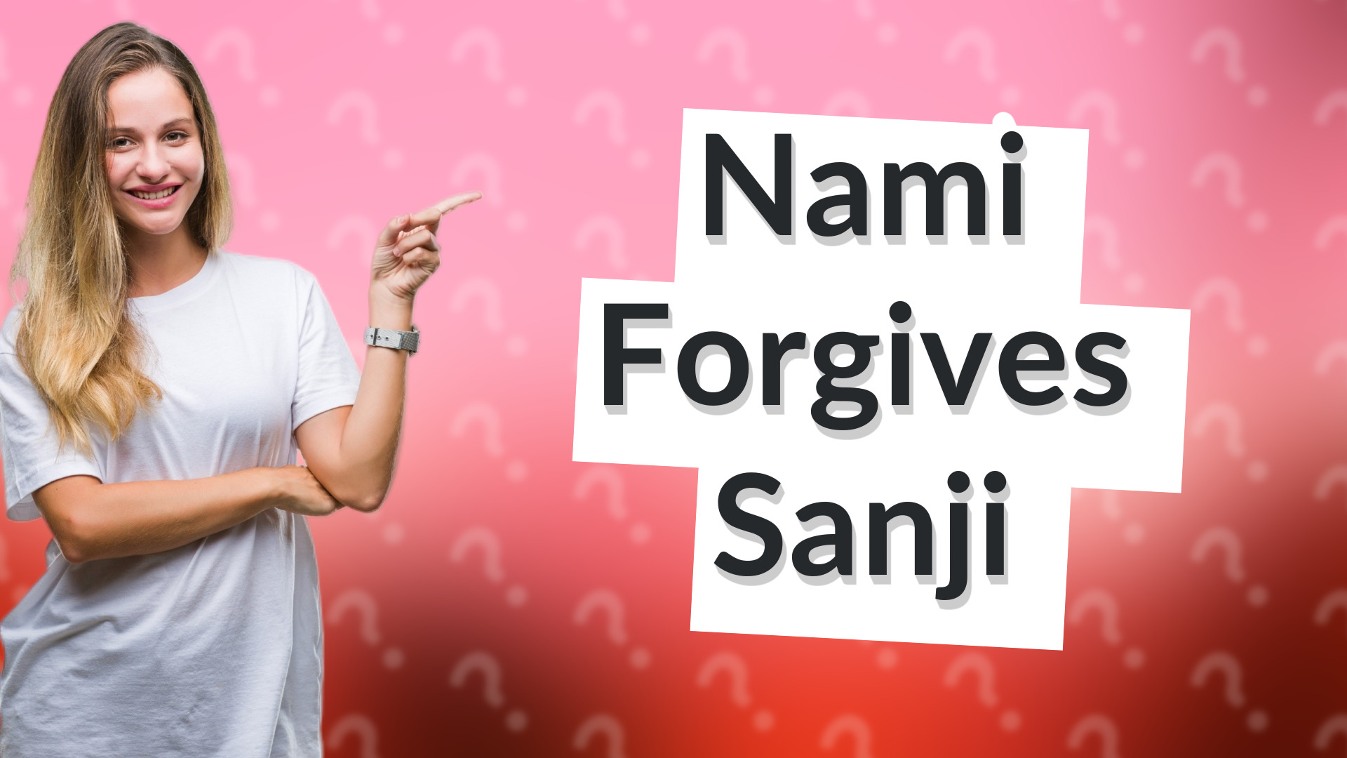 Nami Forgives Sanji