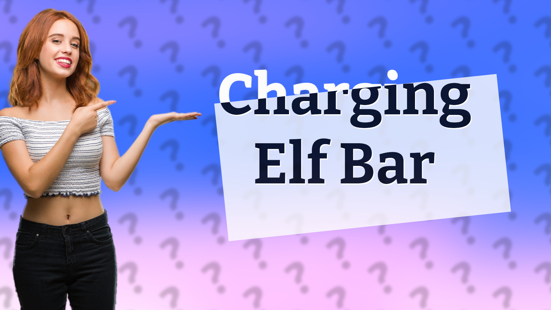 Charging Elf Bar