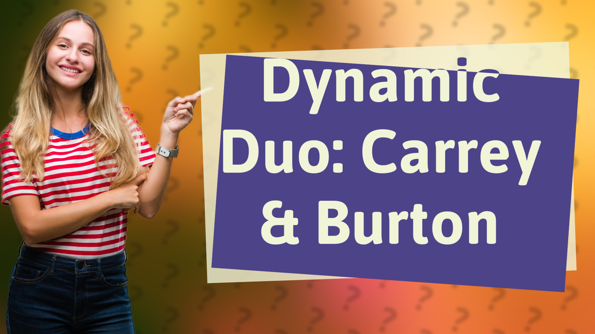 Dynamic Duo: Carrey & Burton
