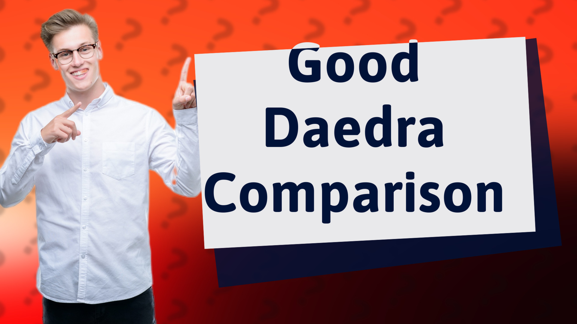 Good Daedra Comparison