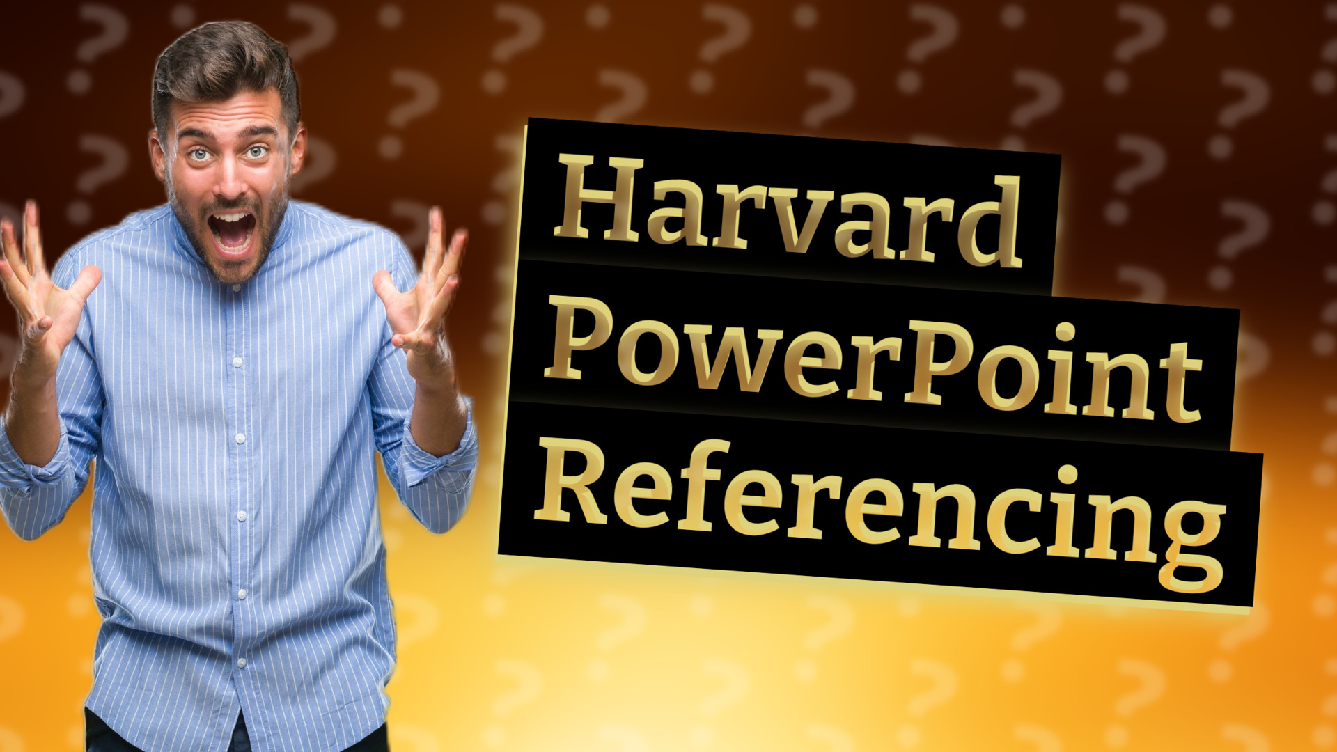 Harvard PowerPoint Referencing