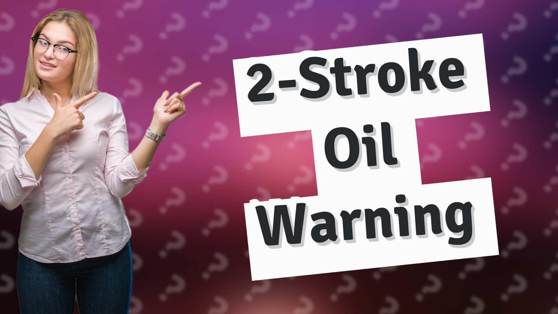 2-Stroke Oil Warning