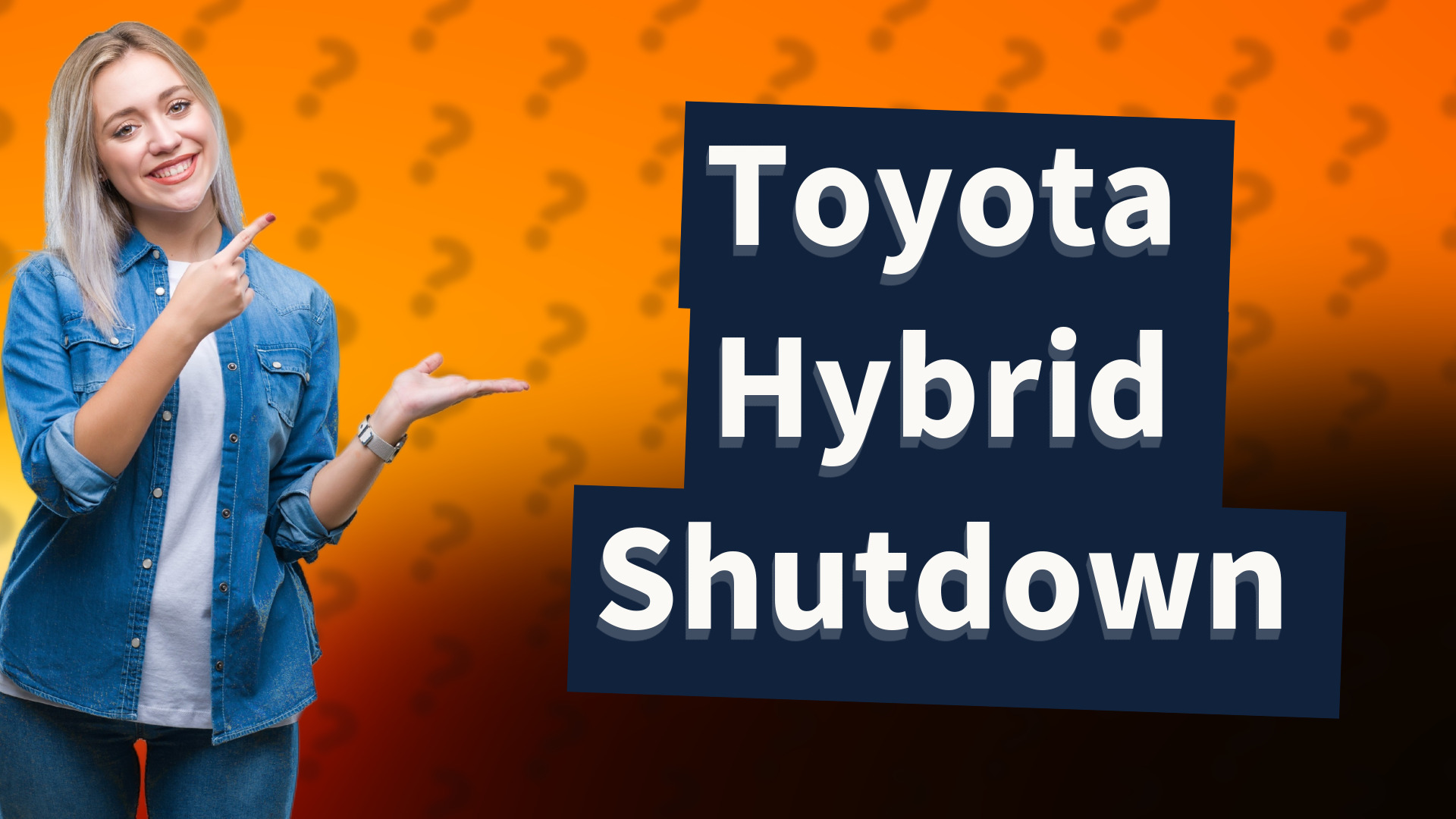 Toyota Hybrid Shutdown