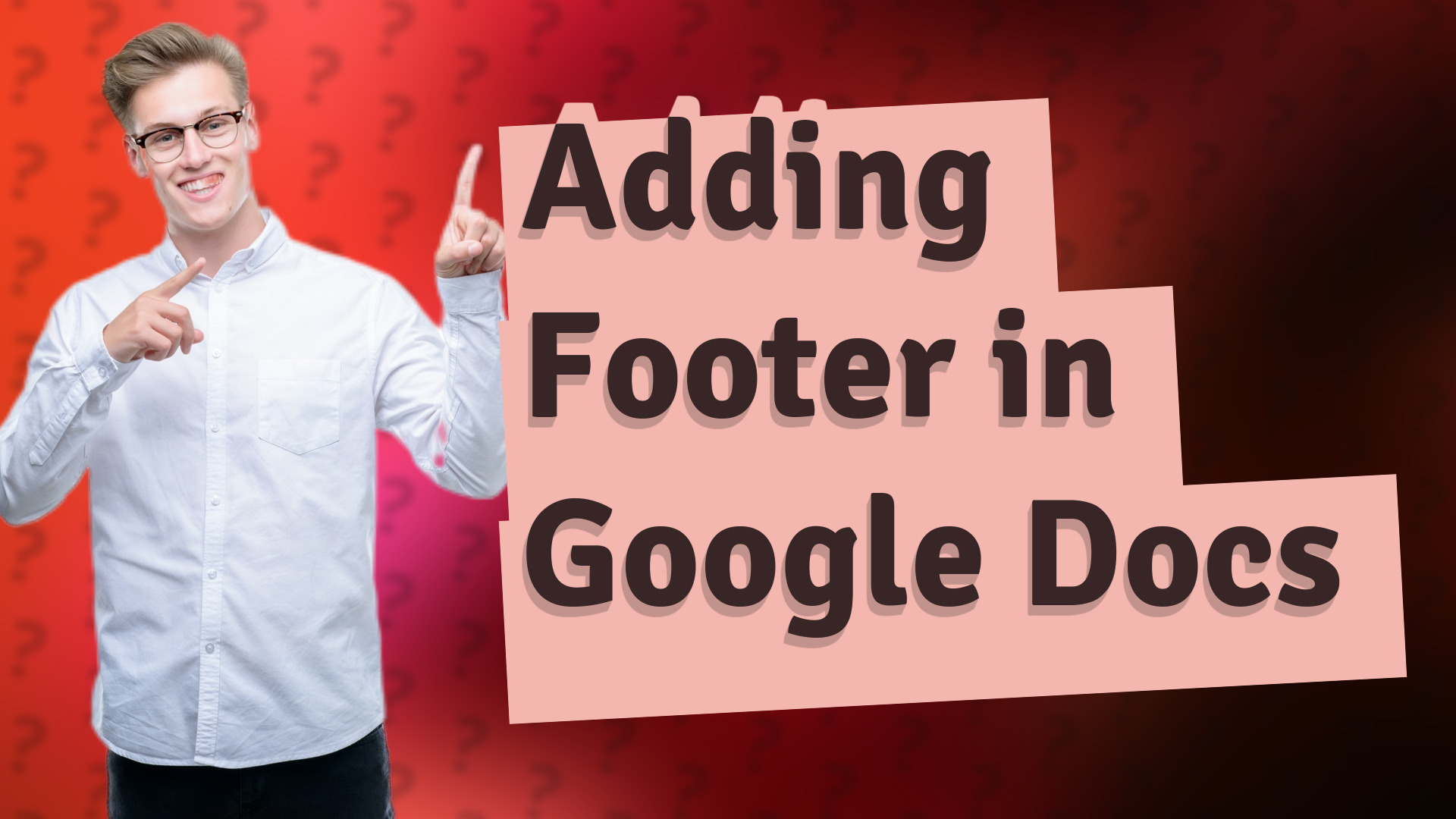 Adding Footer in Google Docs