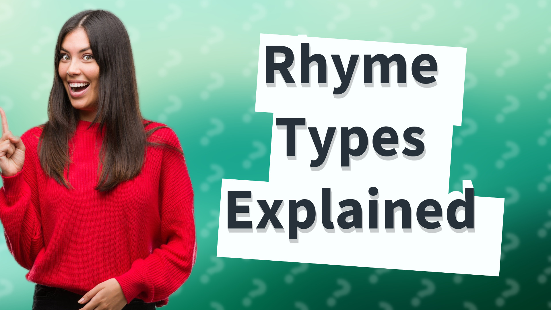Rhyme Types Explained