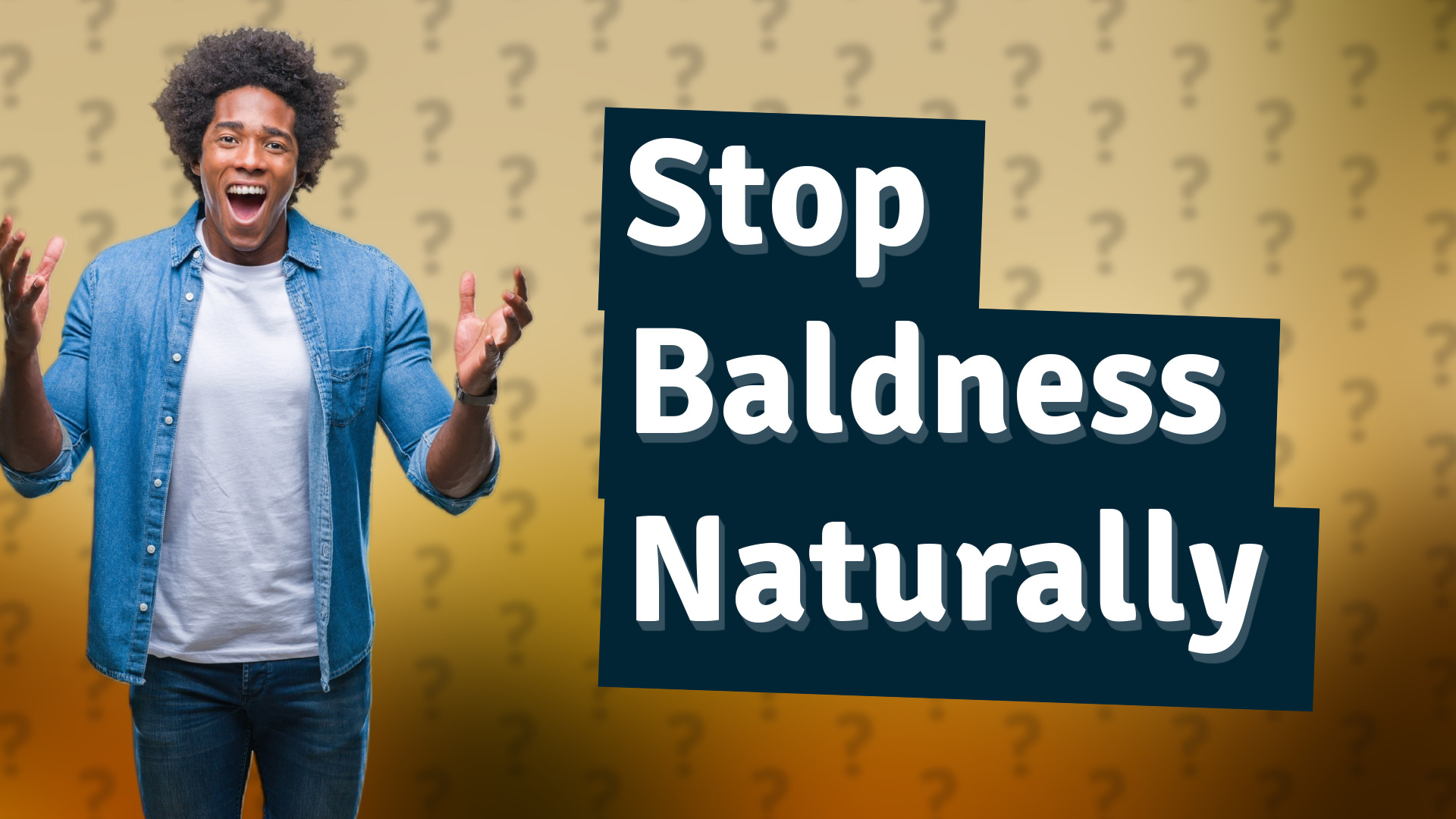 Stop Baldness Naturally
