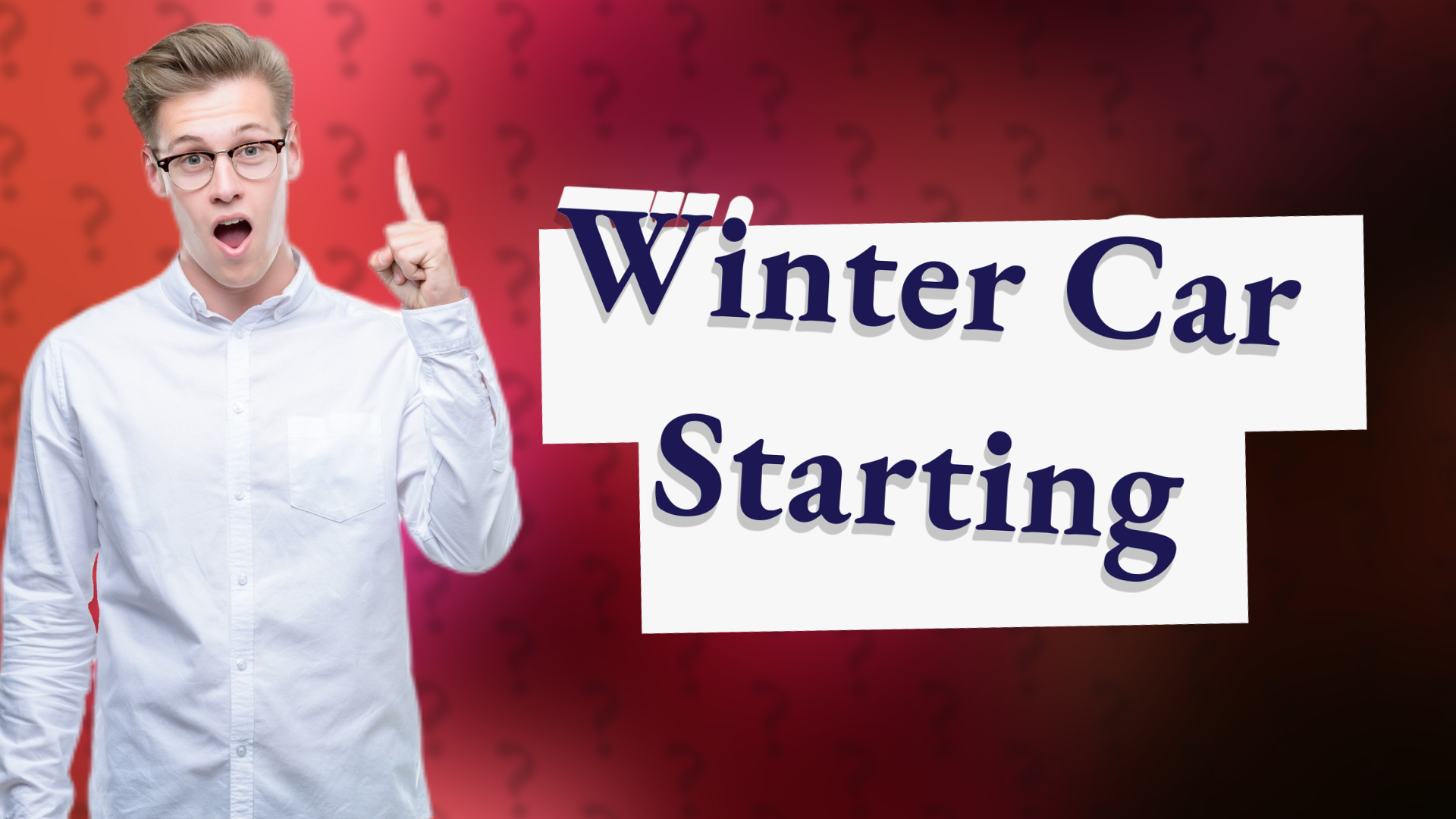 Winter Car Starting