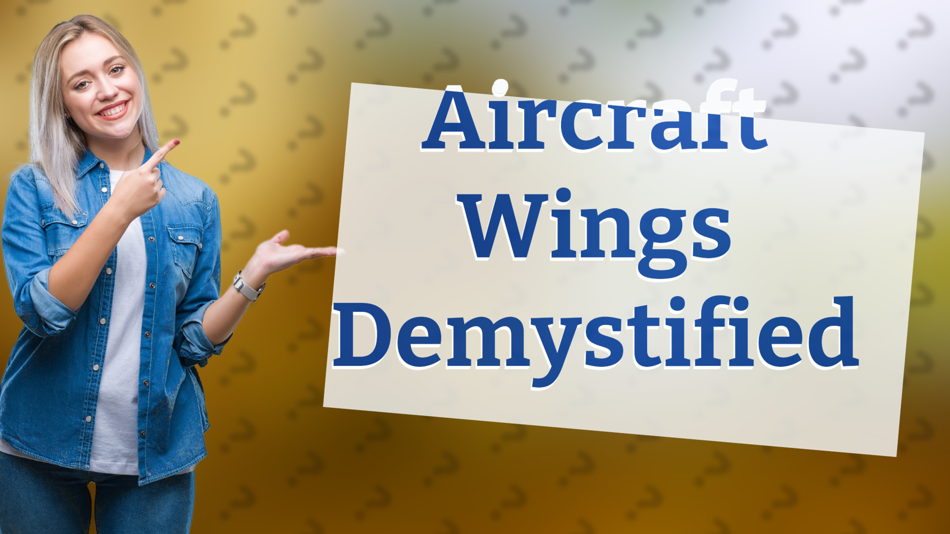 Aircraft Wings Demystified
