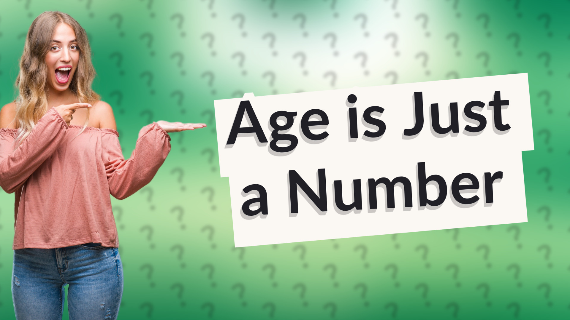 Age is Just a Number