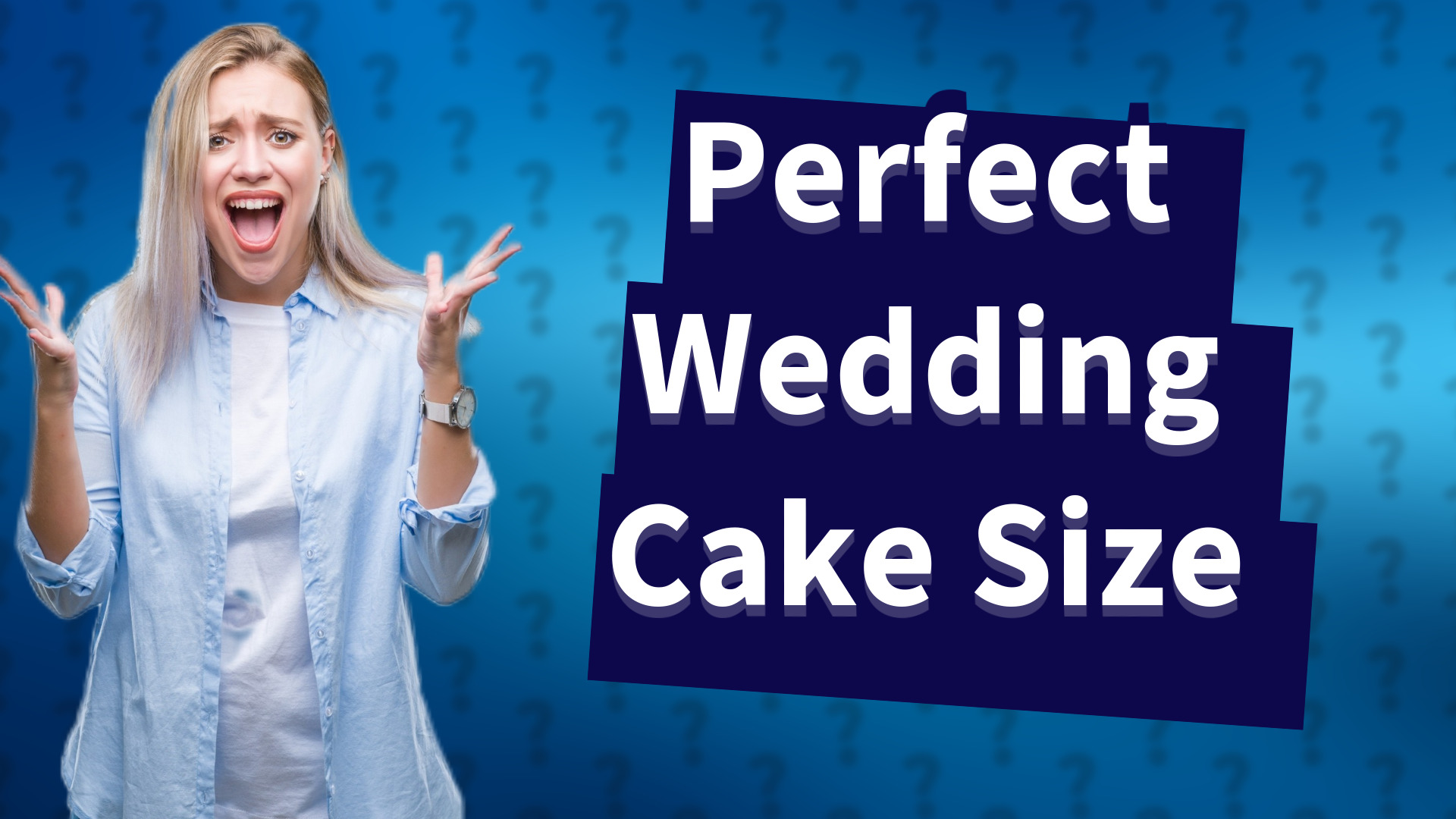 Perfect Wedding Cake Size