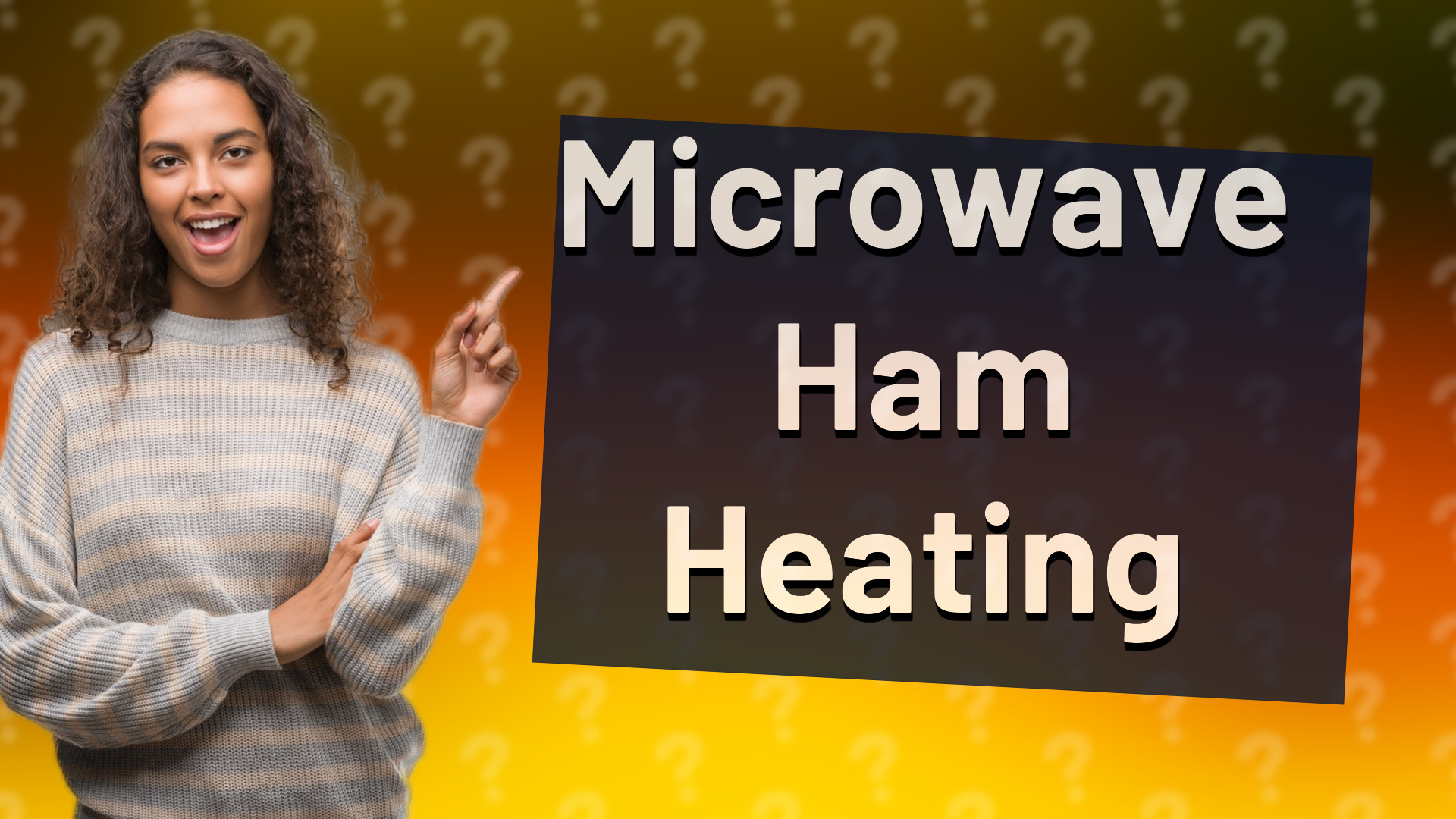 Microwave Ham Heating