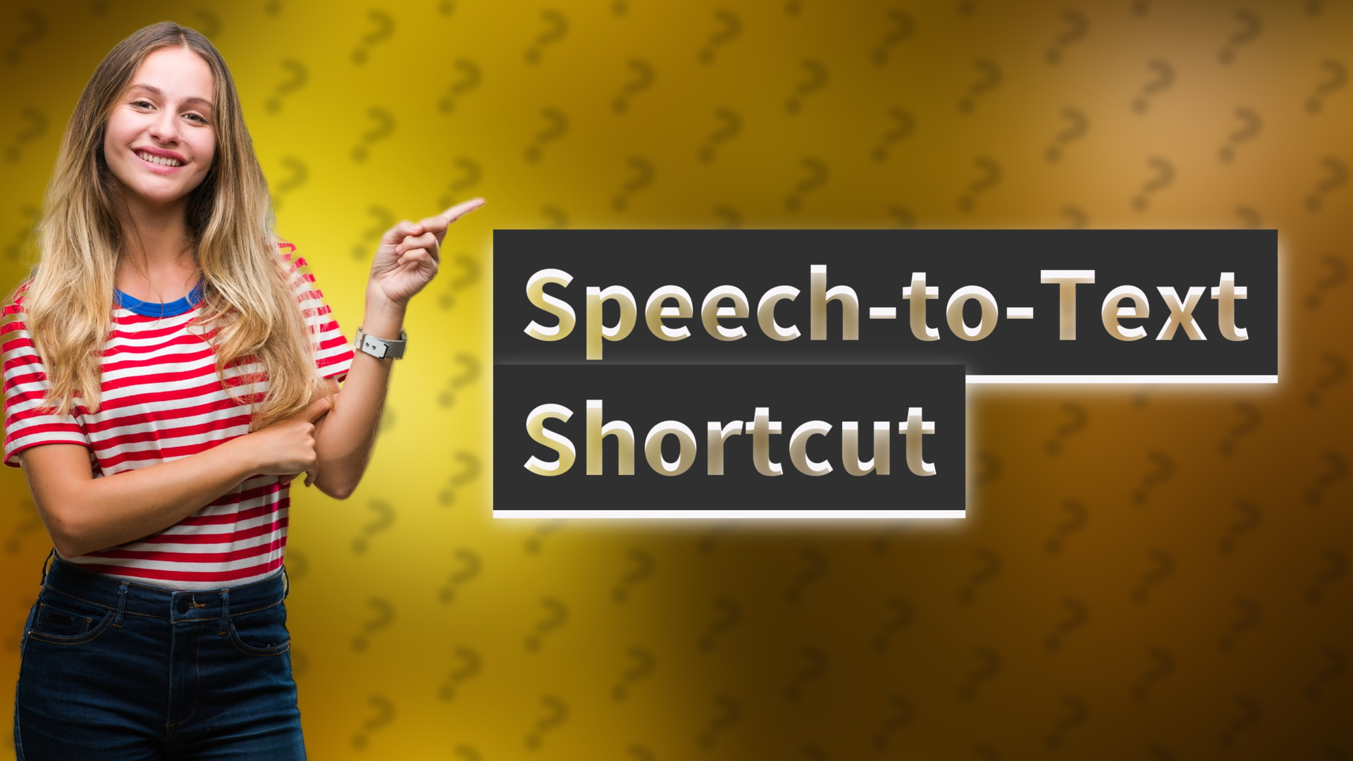 Speech-to-Text Shortcut
