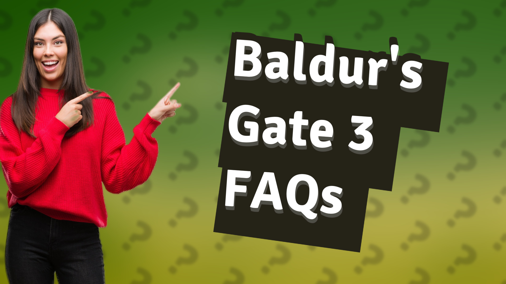 Baldur's Gate 3 FAQs