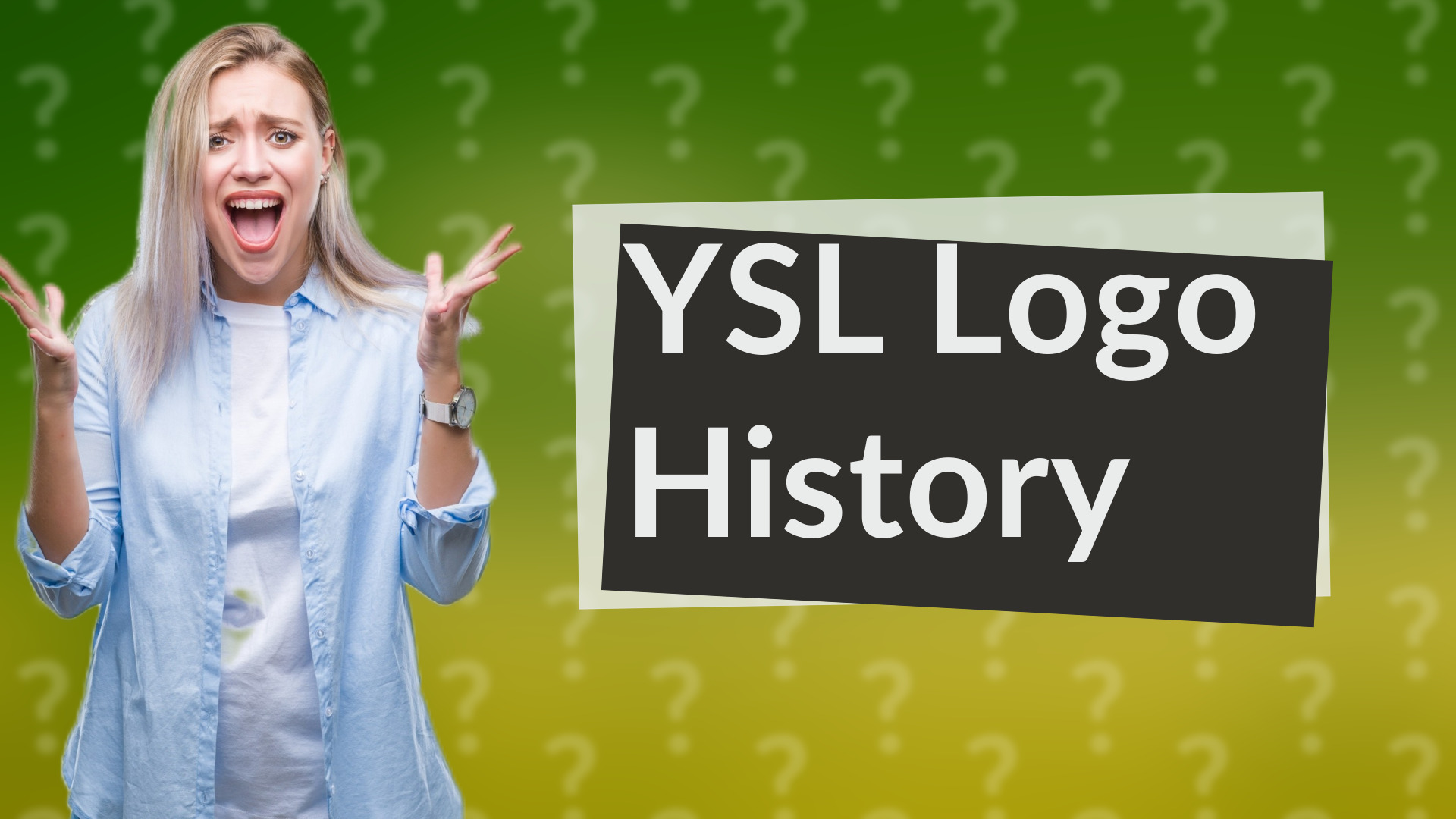 YSL Logo History