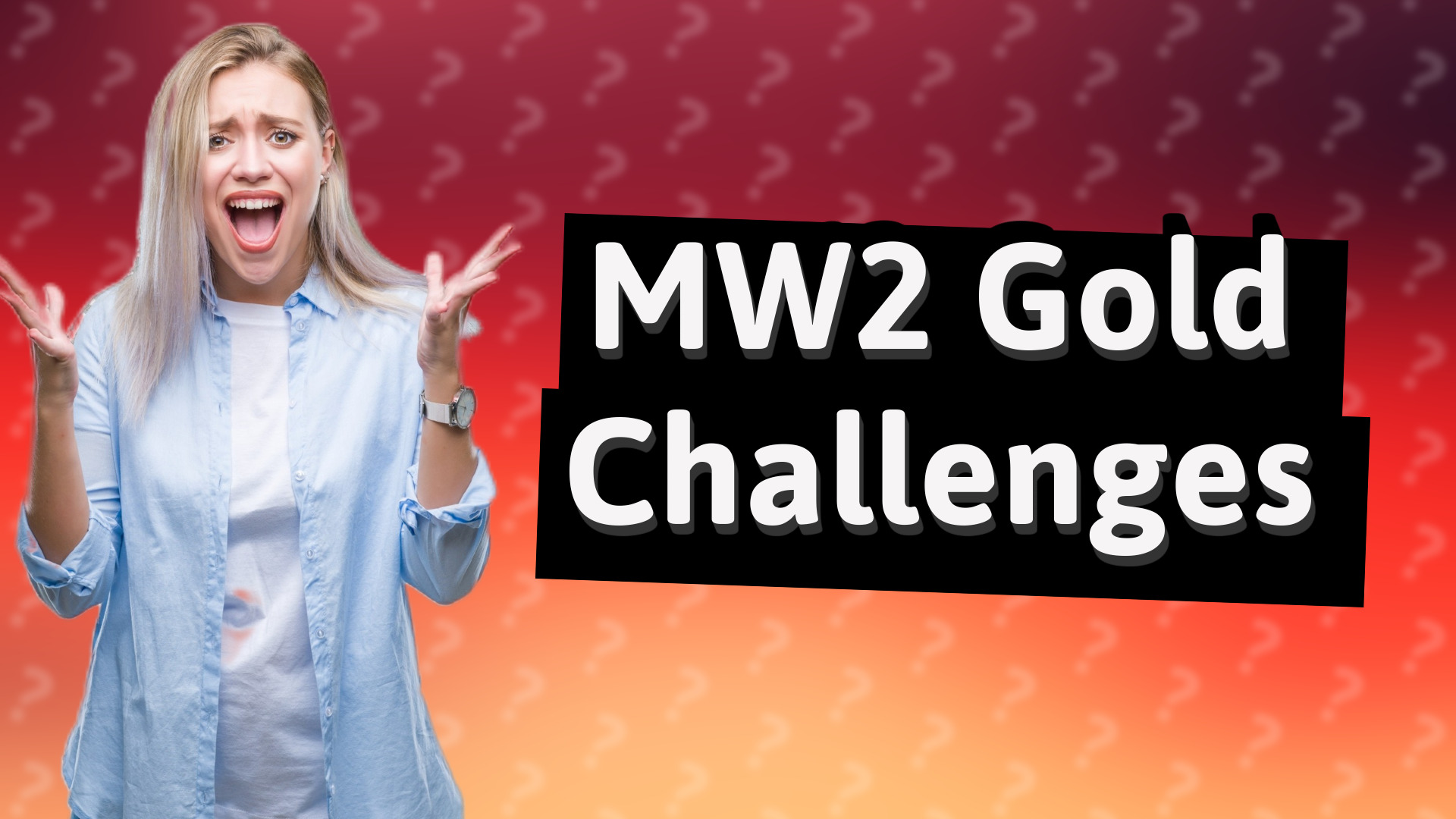 MW2 Gold Challenges