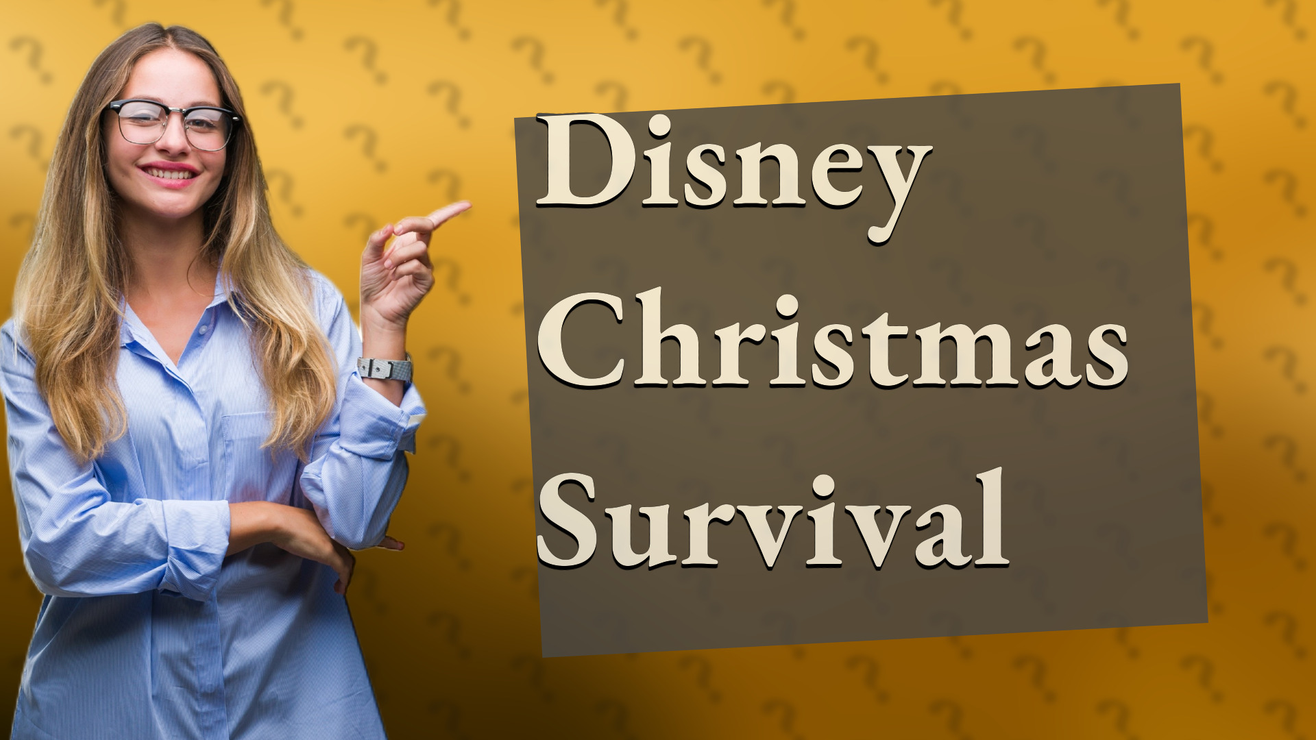 Disney Christmas Survival