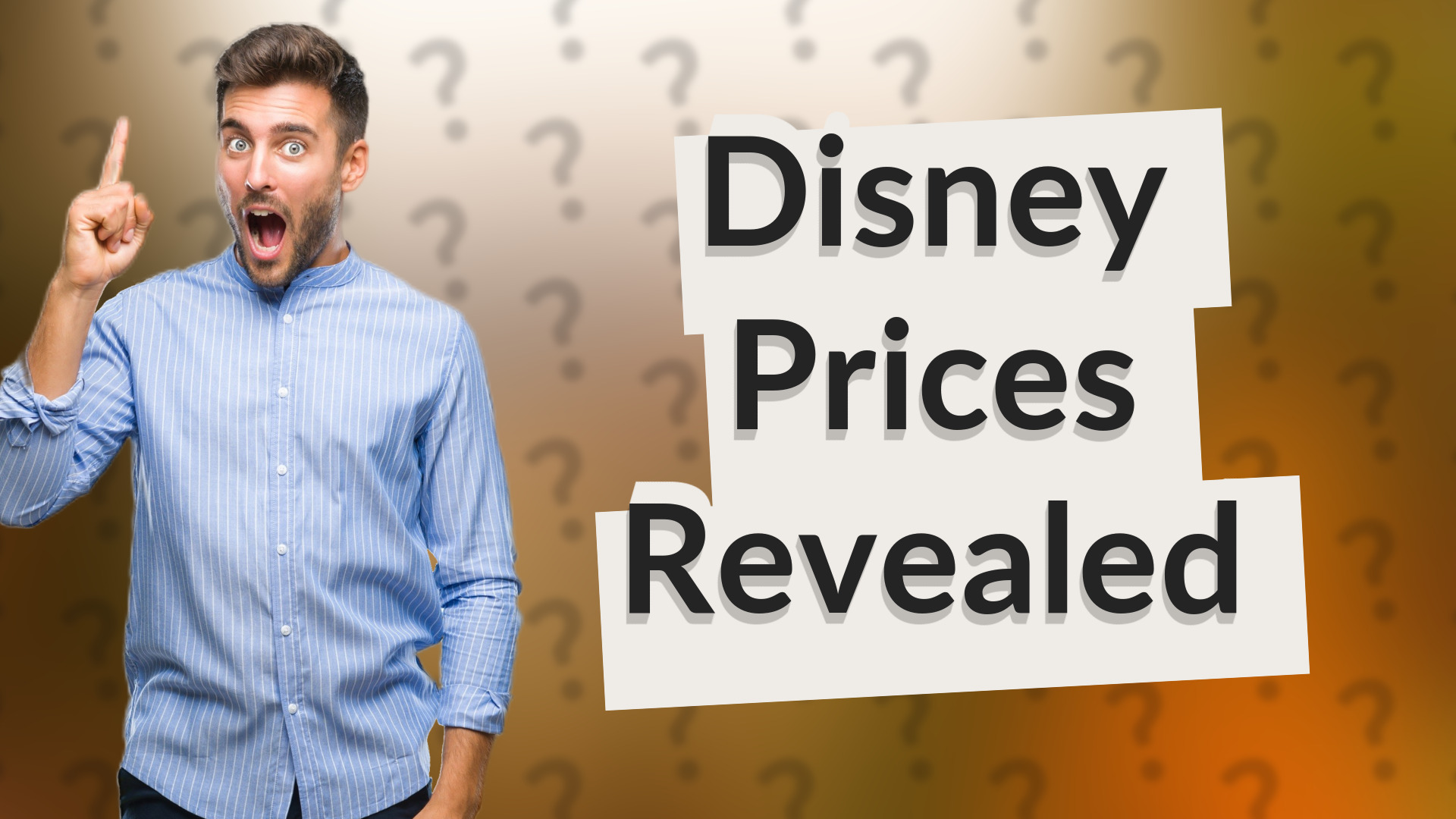 Disney Prices Revealed