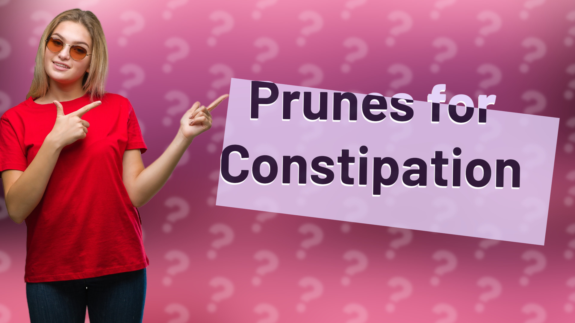 Prunes for Constipation
