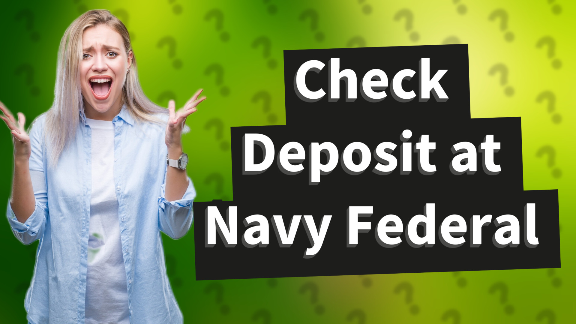 Check Deposit at Navy Federal