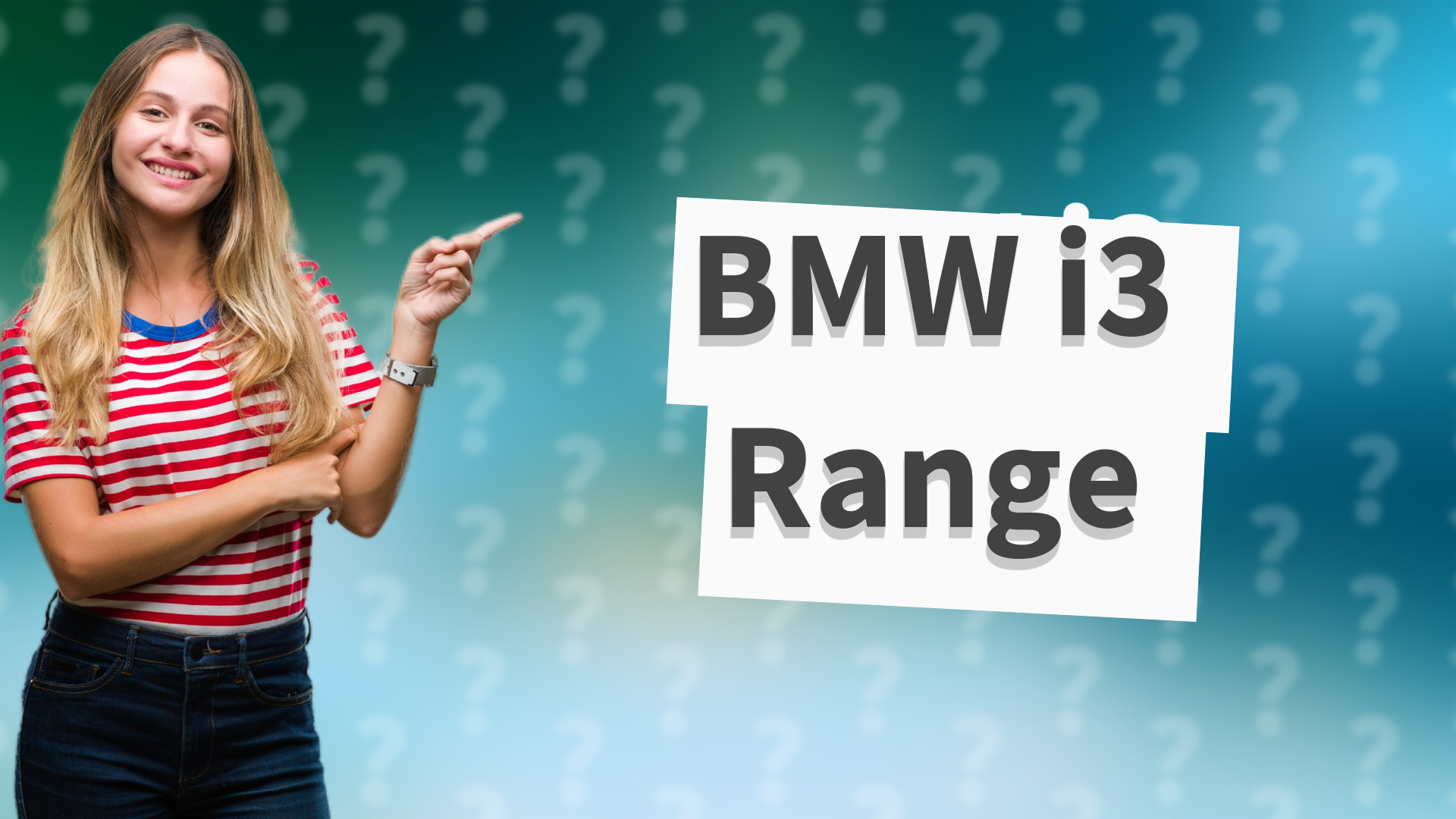 BMW i3 Range