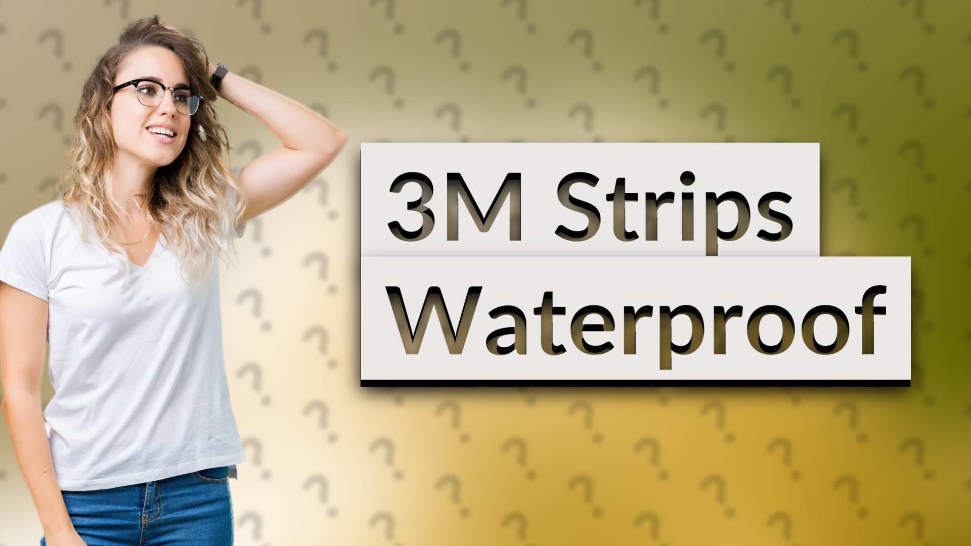 3M Strips Waterproof