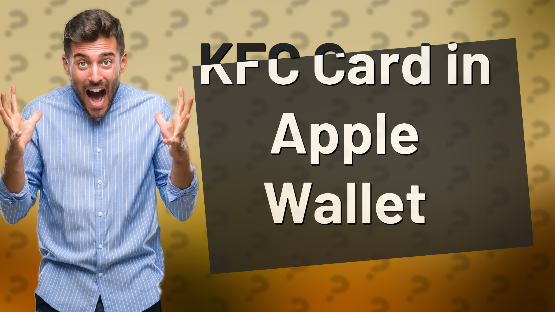 KFC Card in Apple Wallet