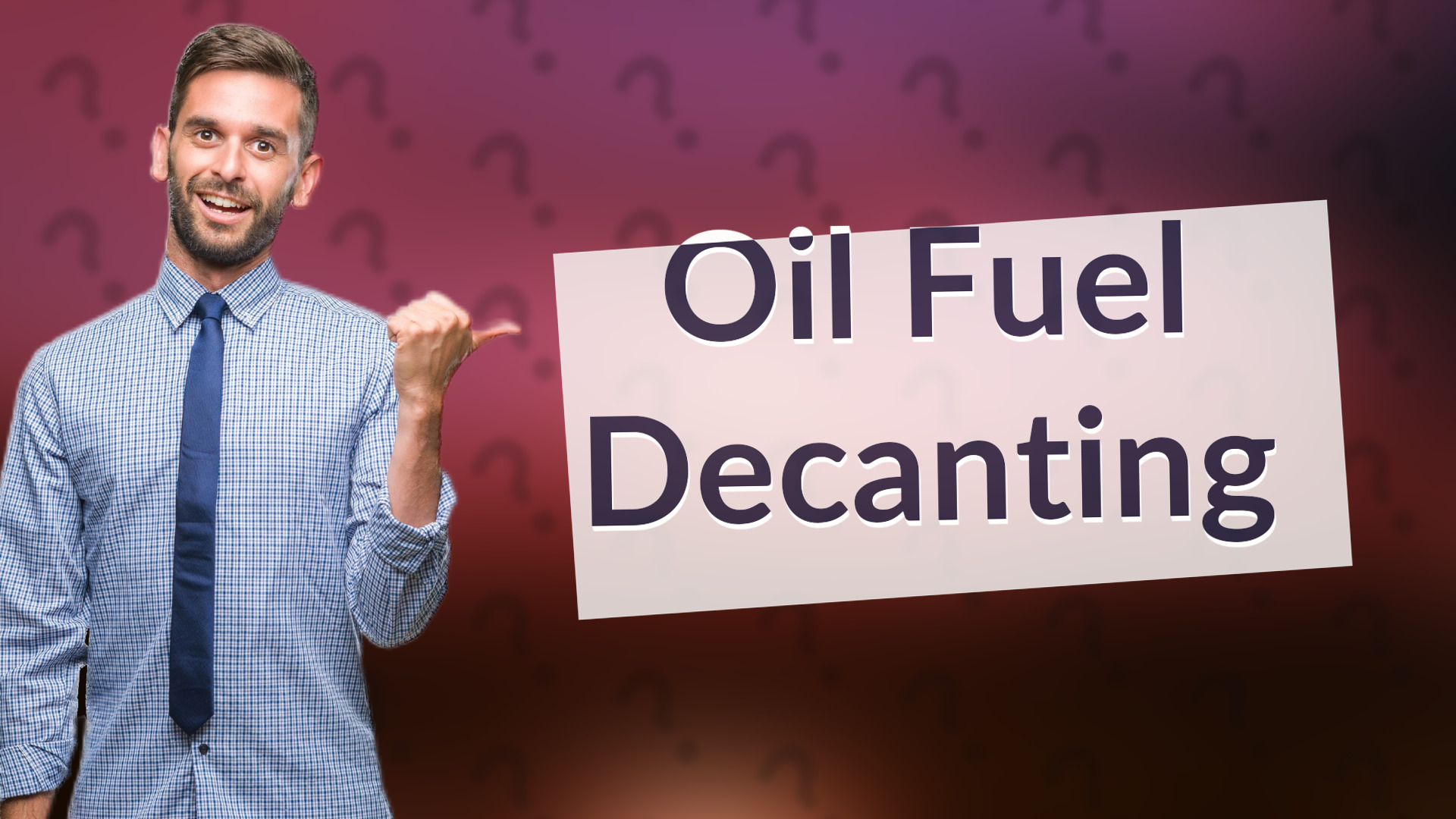 Oil Fuel Decanting