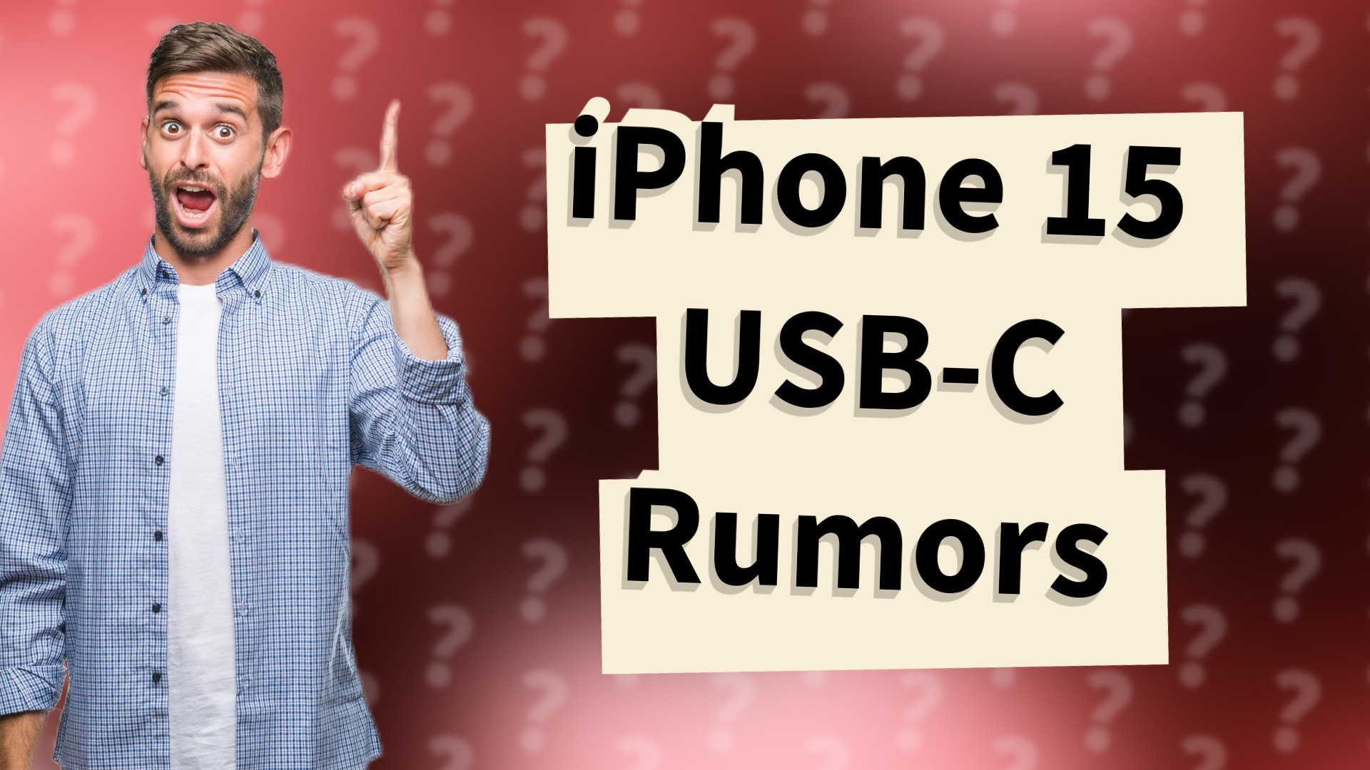 iPhone 15 USB-C Rumors