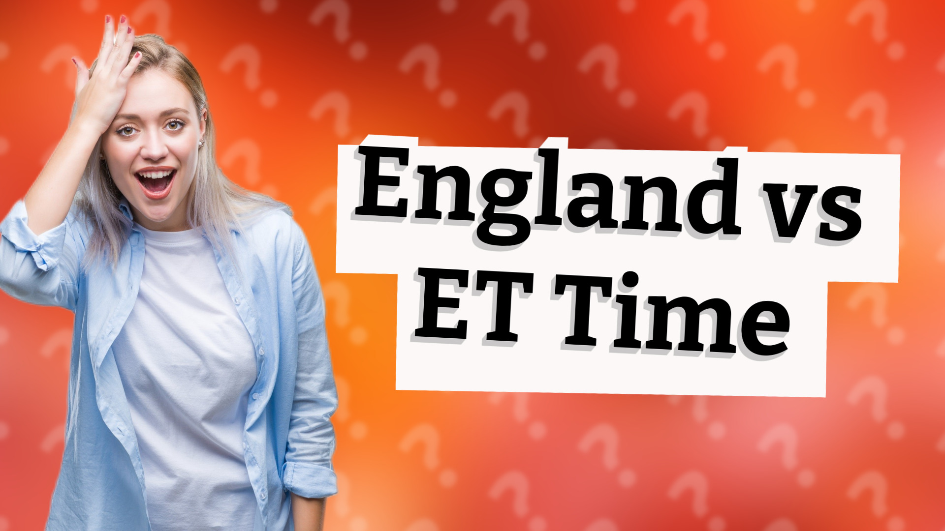 England vs ET Time