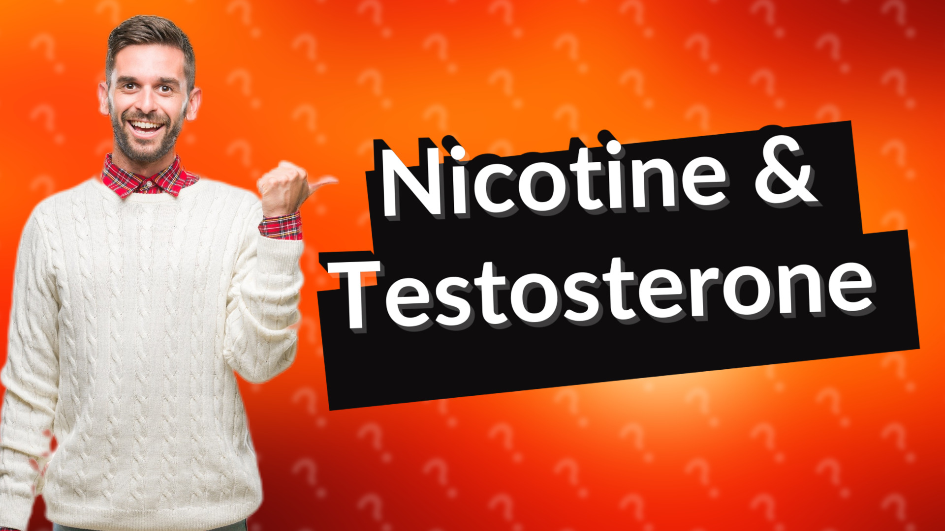 Nicotine & Testosterone