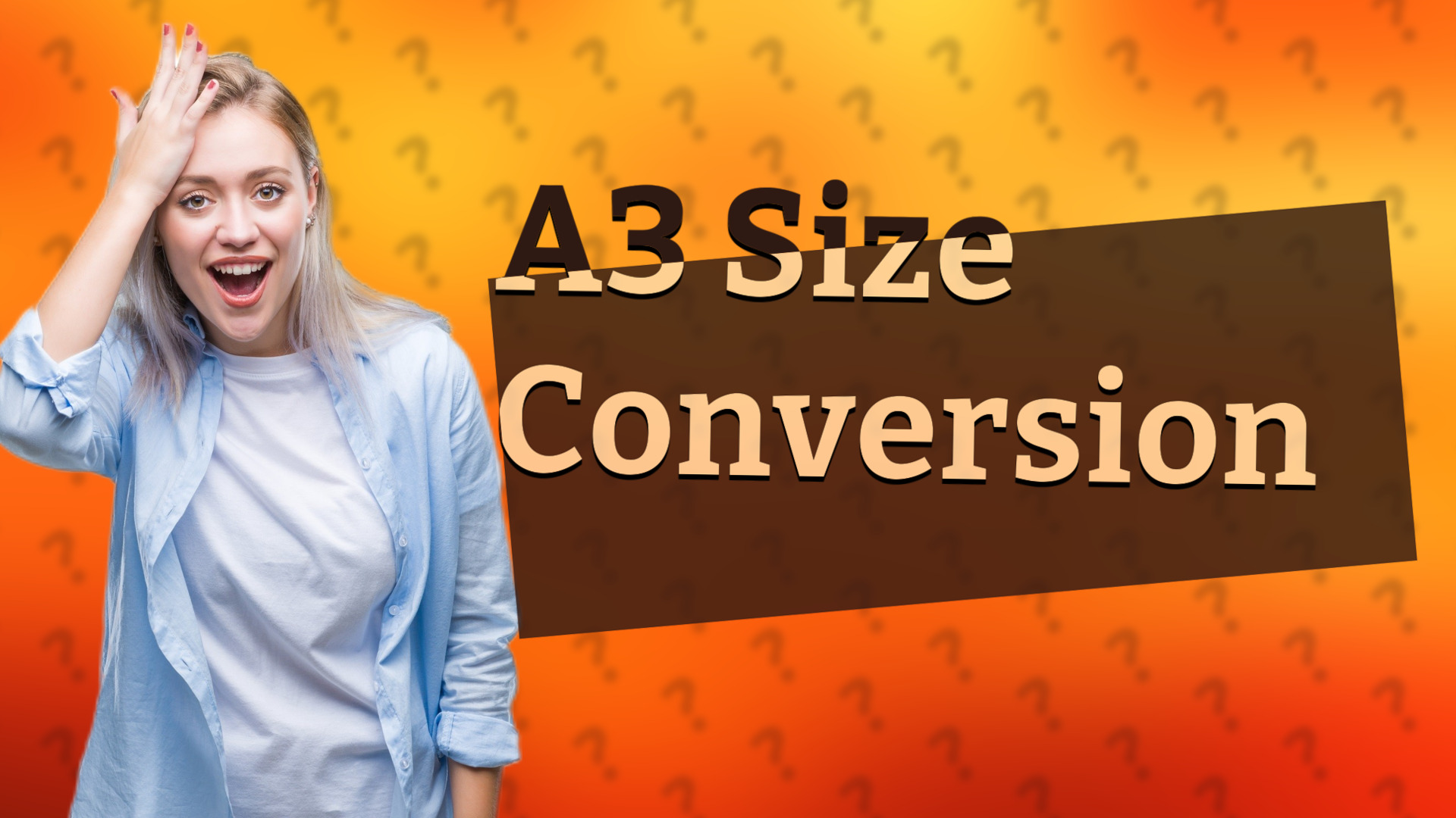 A3 Size Conversion