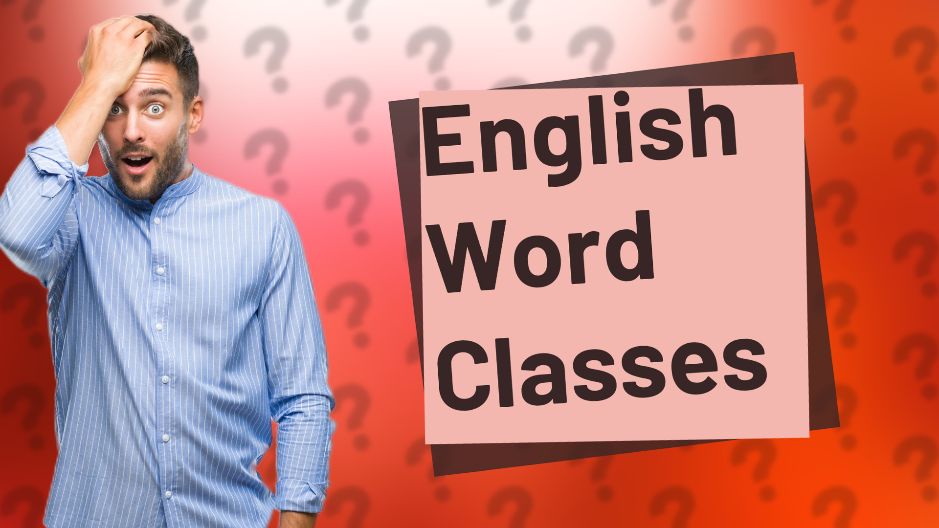 English Word Classes