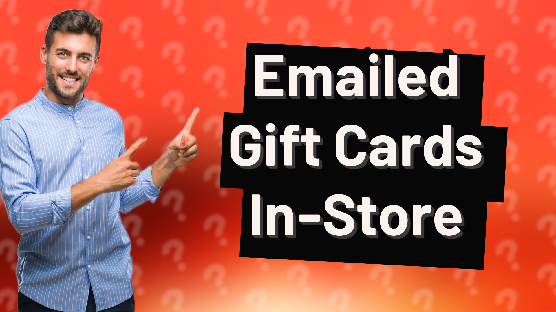 Emailed Gift Cards In-Store