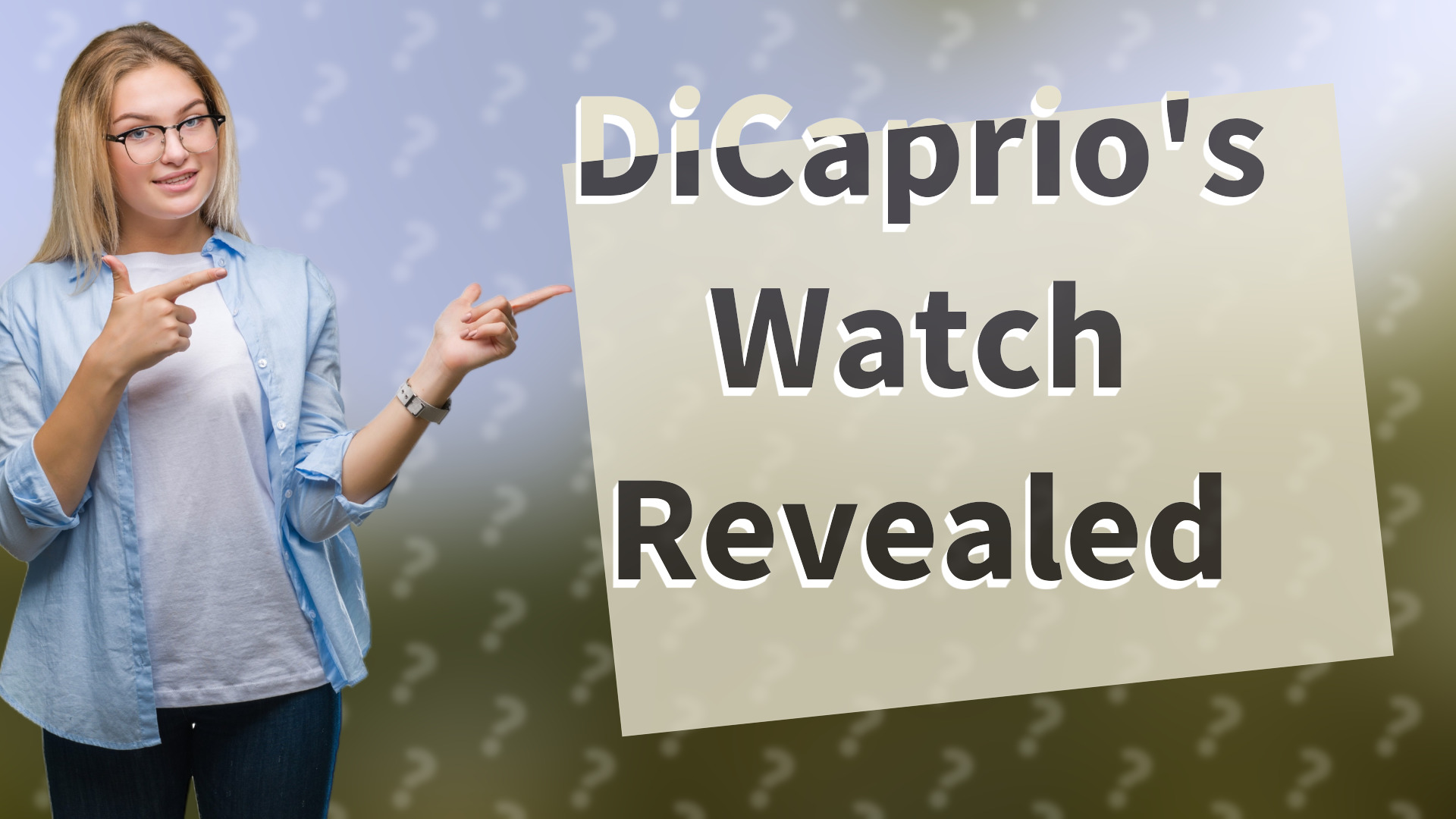 DiCaprio's Watch Revealed