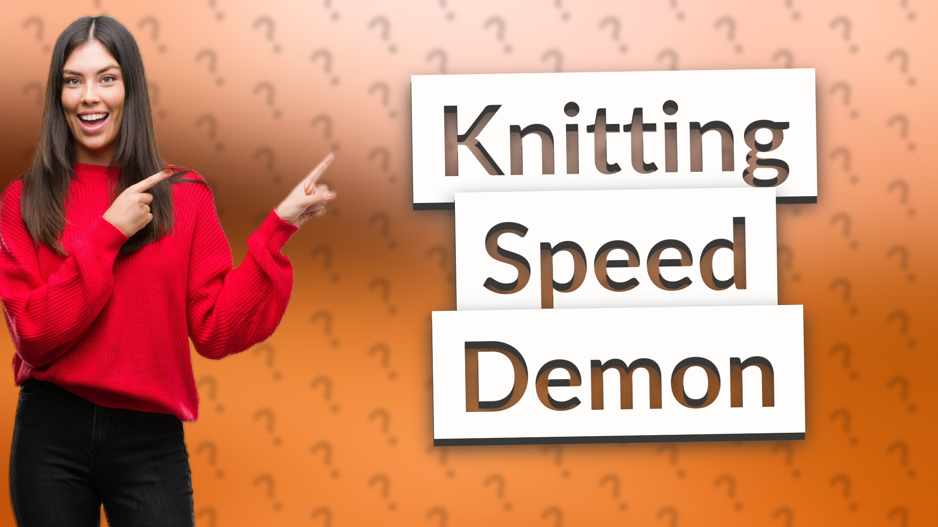 Knitting Speed Demon