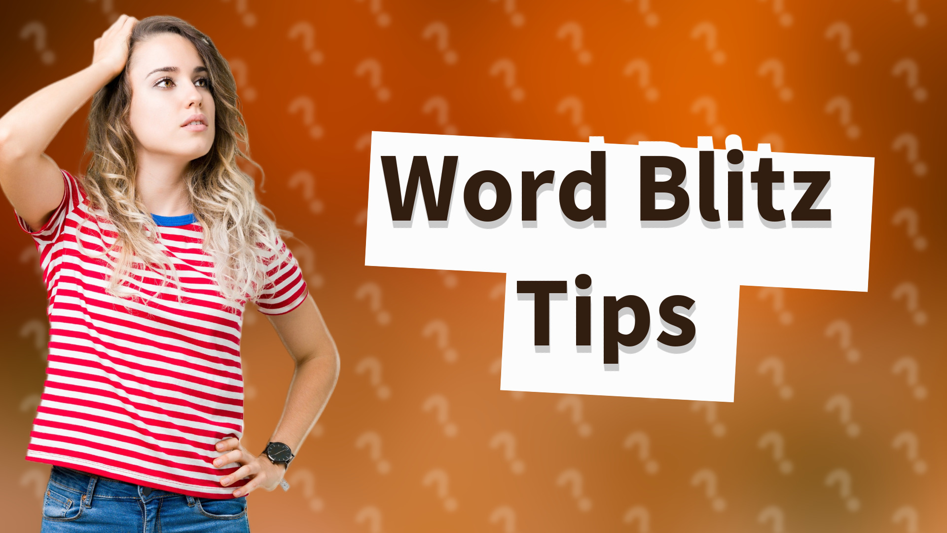 Word Blitz Tips
