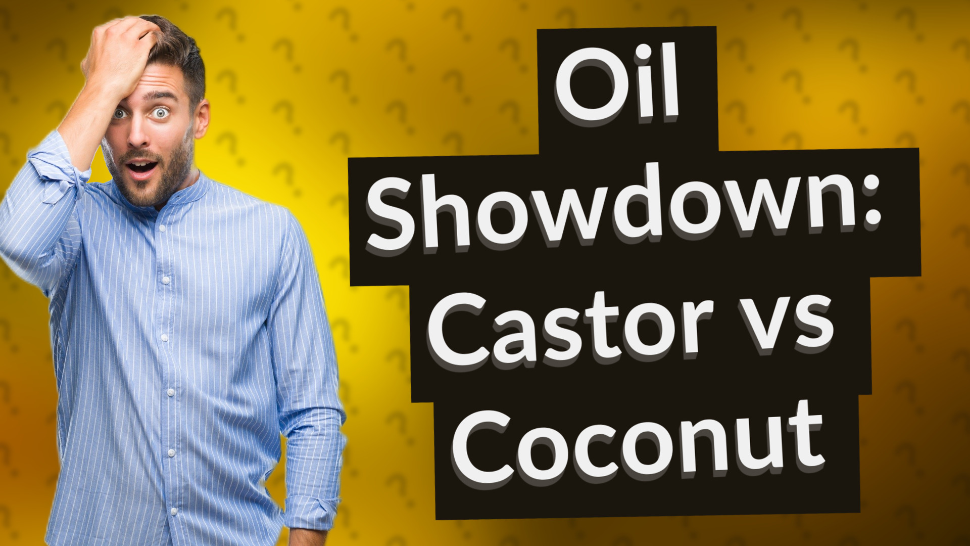 Oil Showdown: Castor vs Coconut