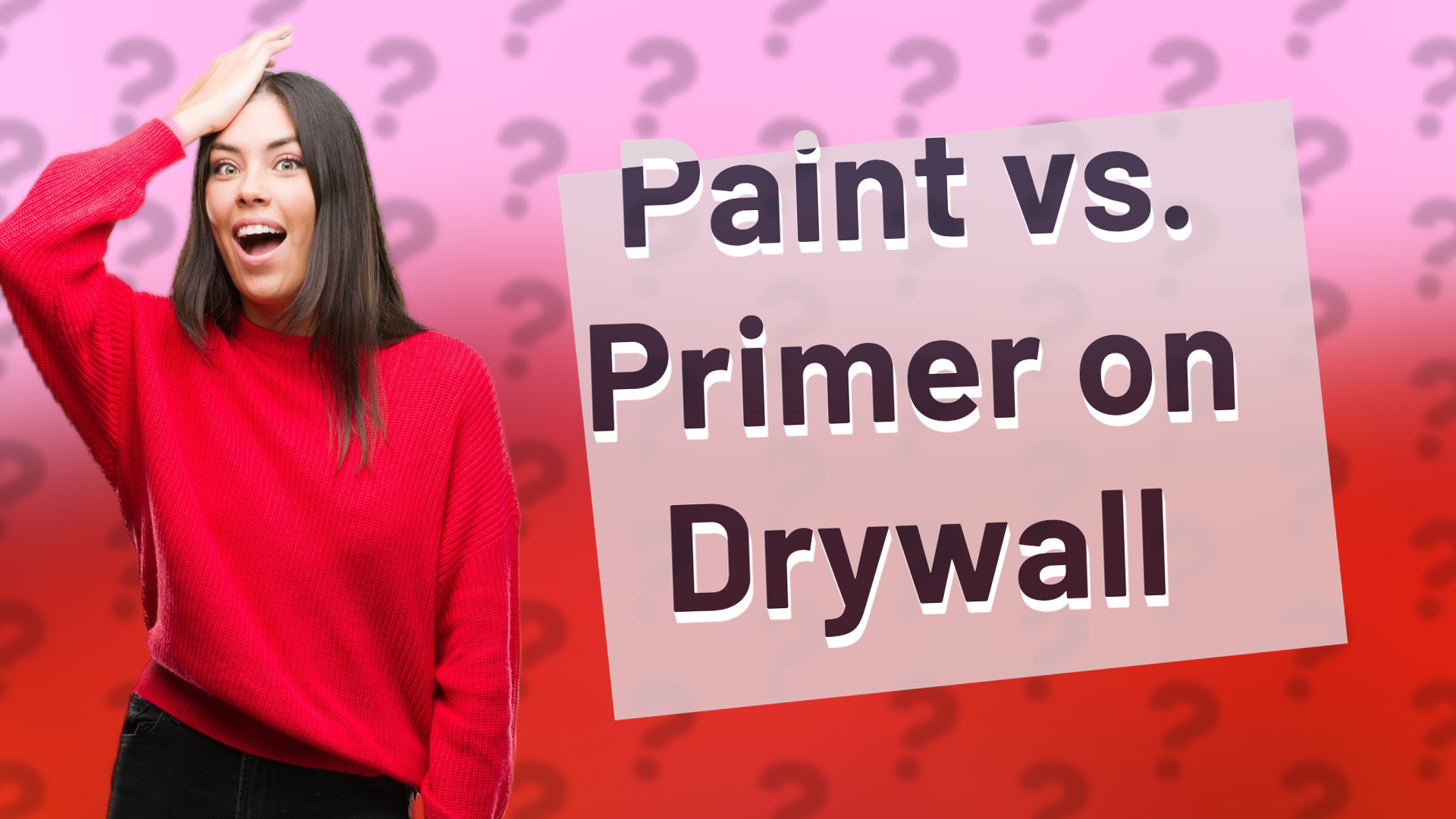 Paint vs. Primer on Drywall