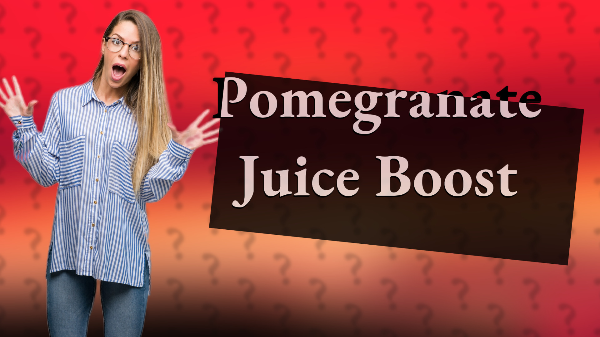Pomegranate Juice Boost