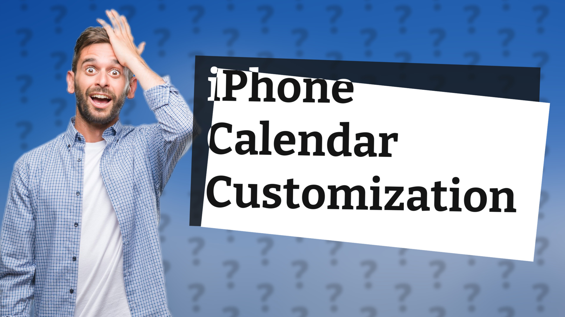 iPhone Calendar Customization