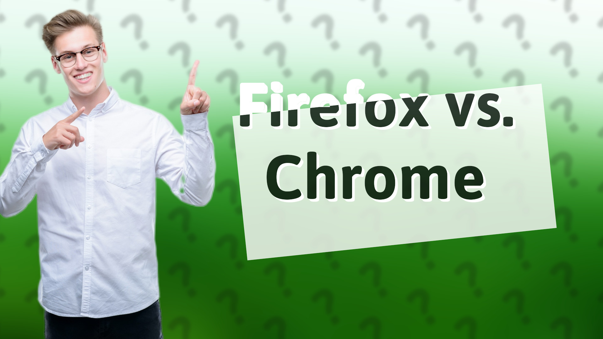 Firefox vs. Chrome