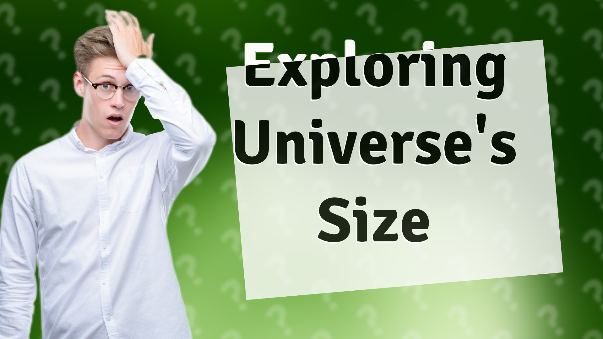 Exploring Universe's Size
