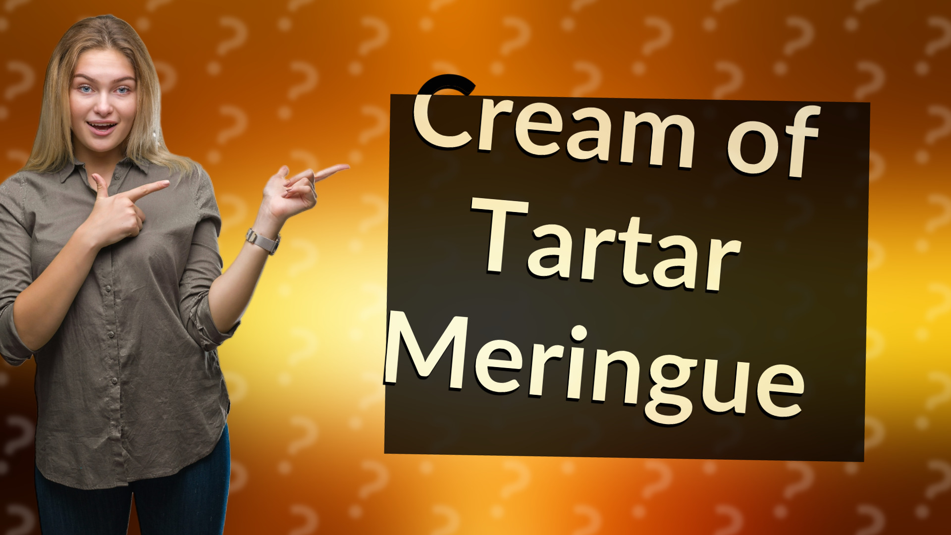 Cream of Tartar Meringue