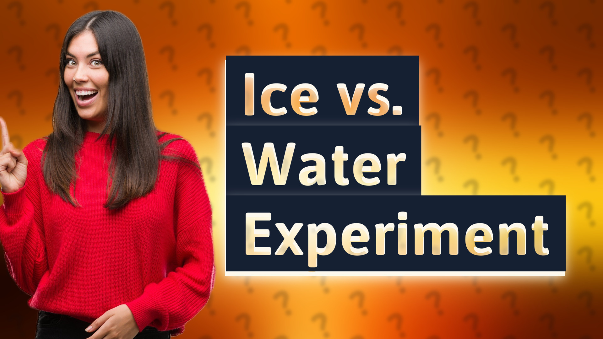 Ice vs. Water Experiment