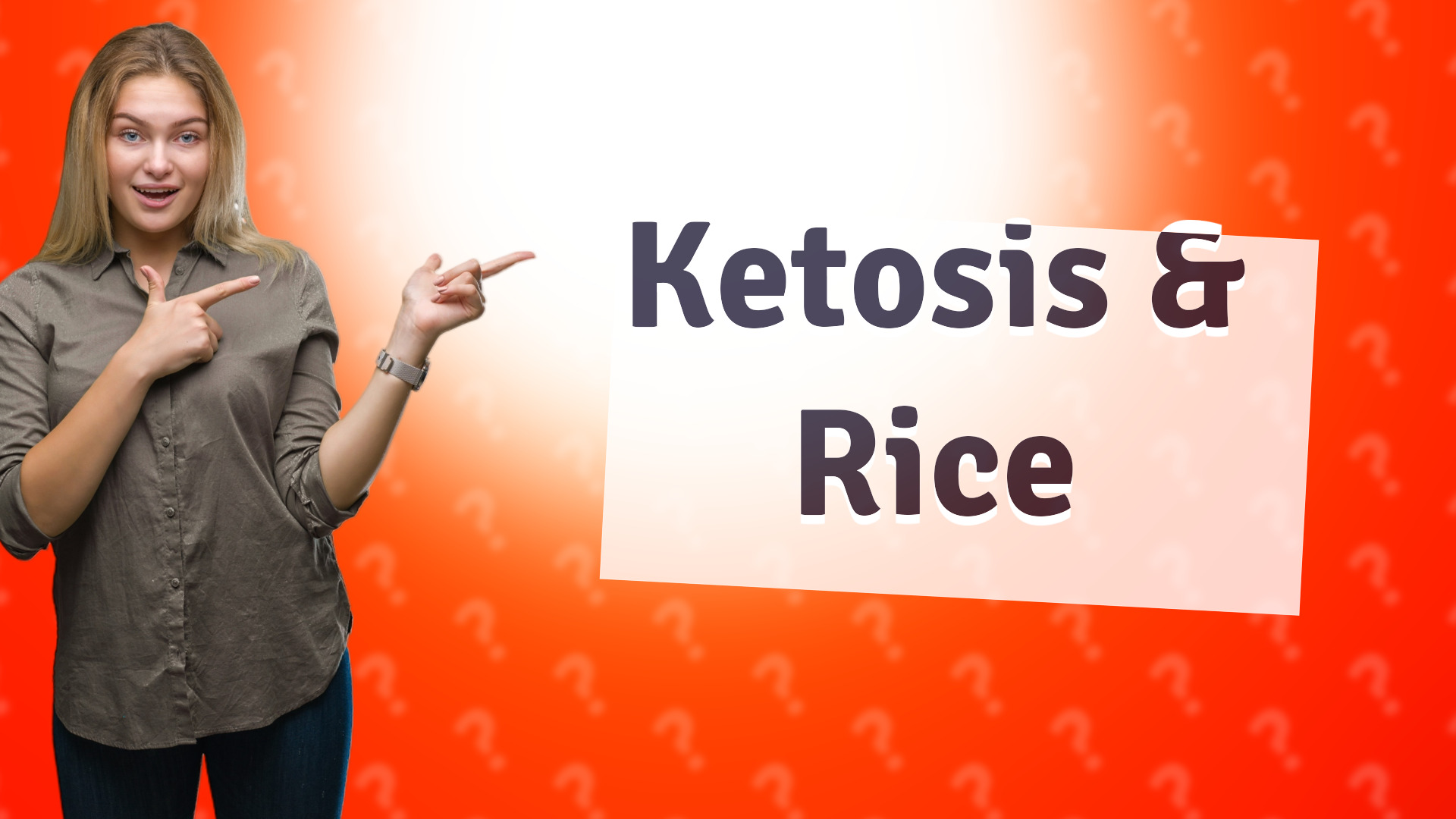 Ketosis & Rice