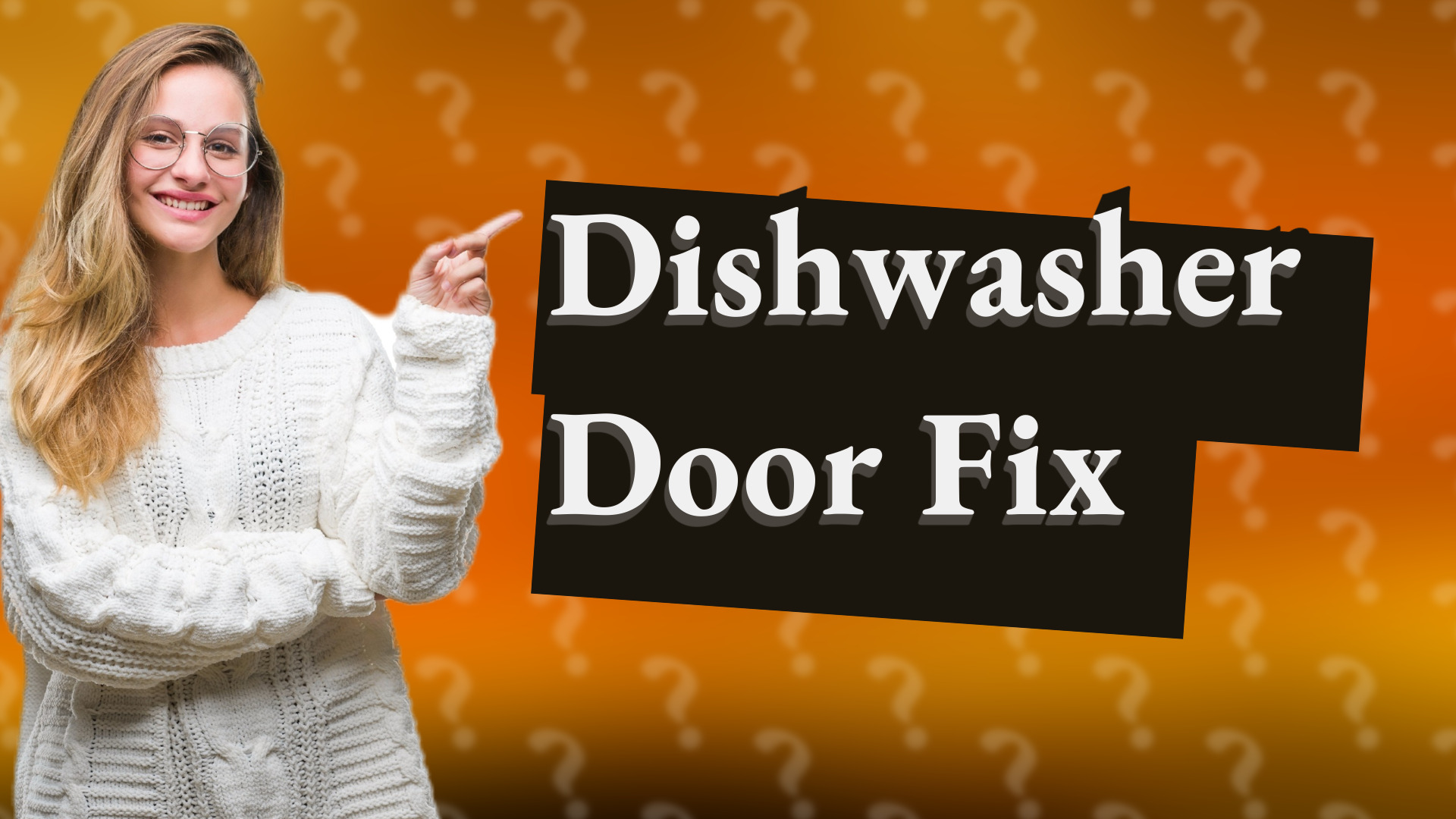 Dishwasher Door Fix