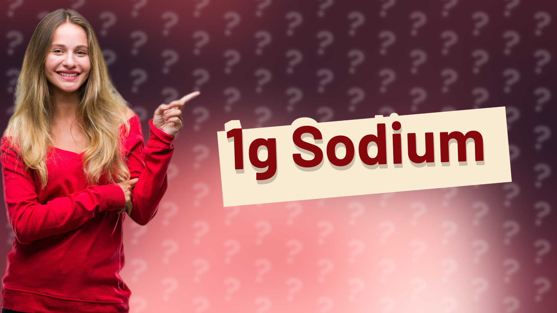 1g Sodium