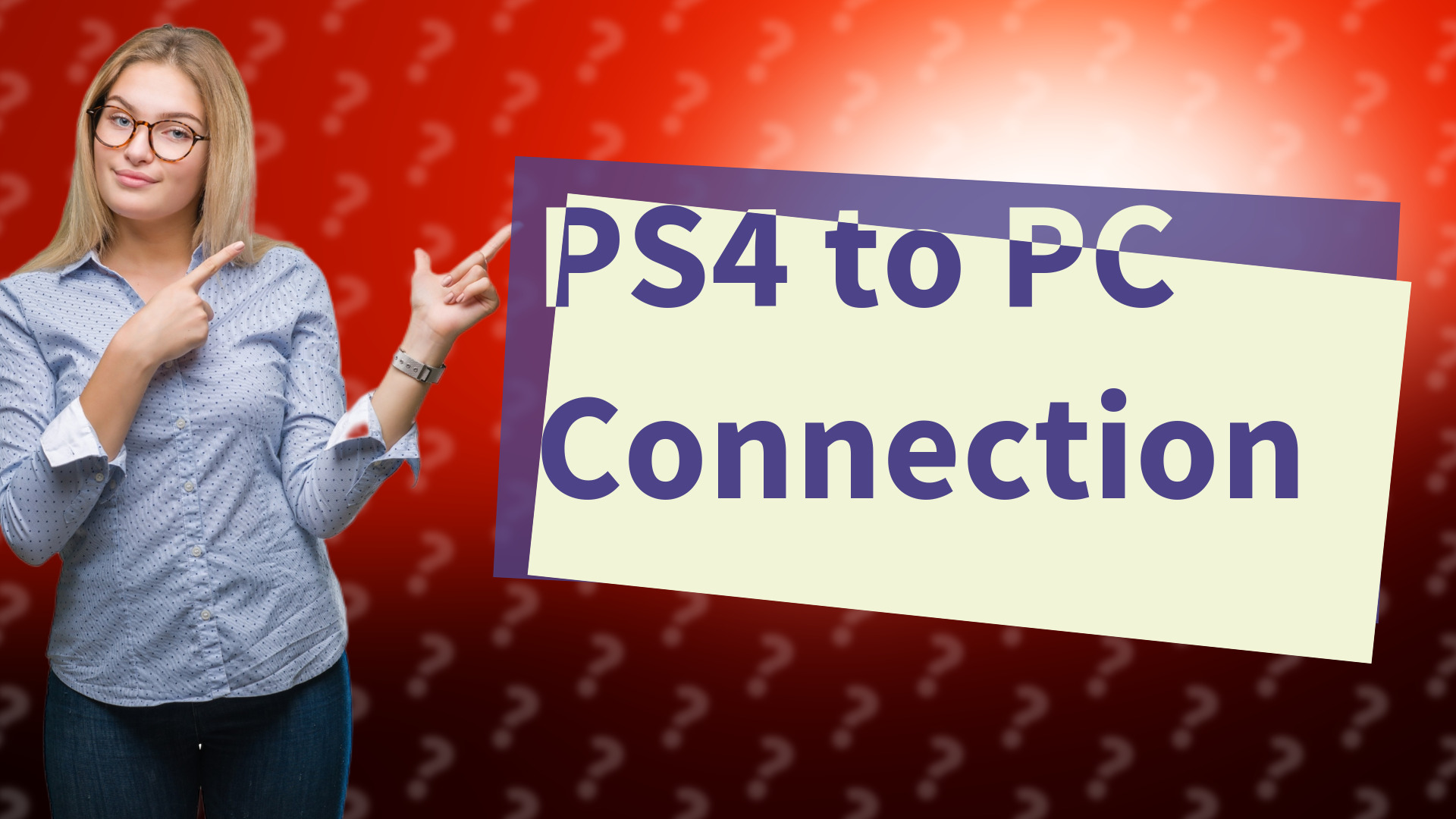 PS4 to PC Connection