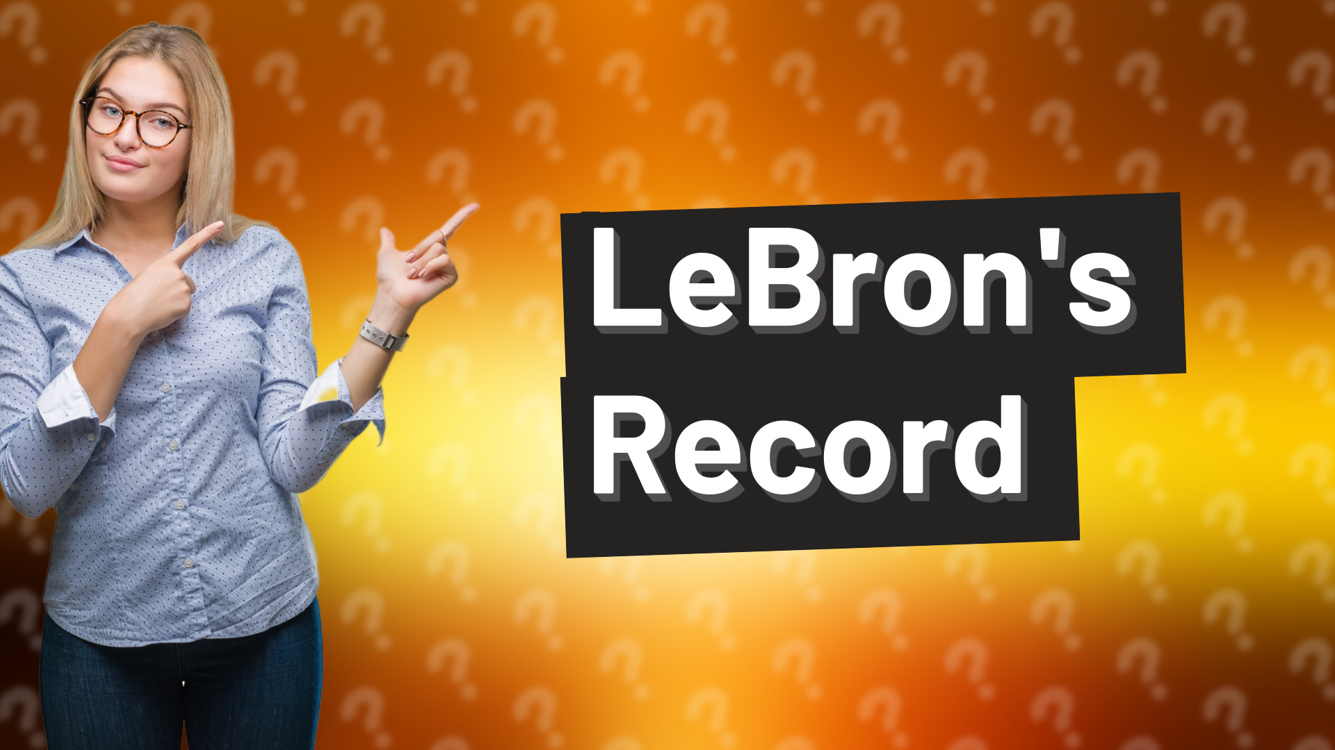 LeBron's Record