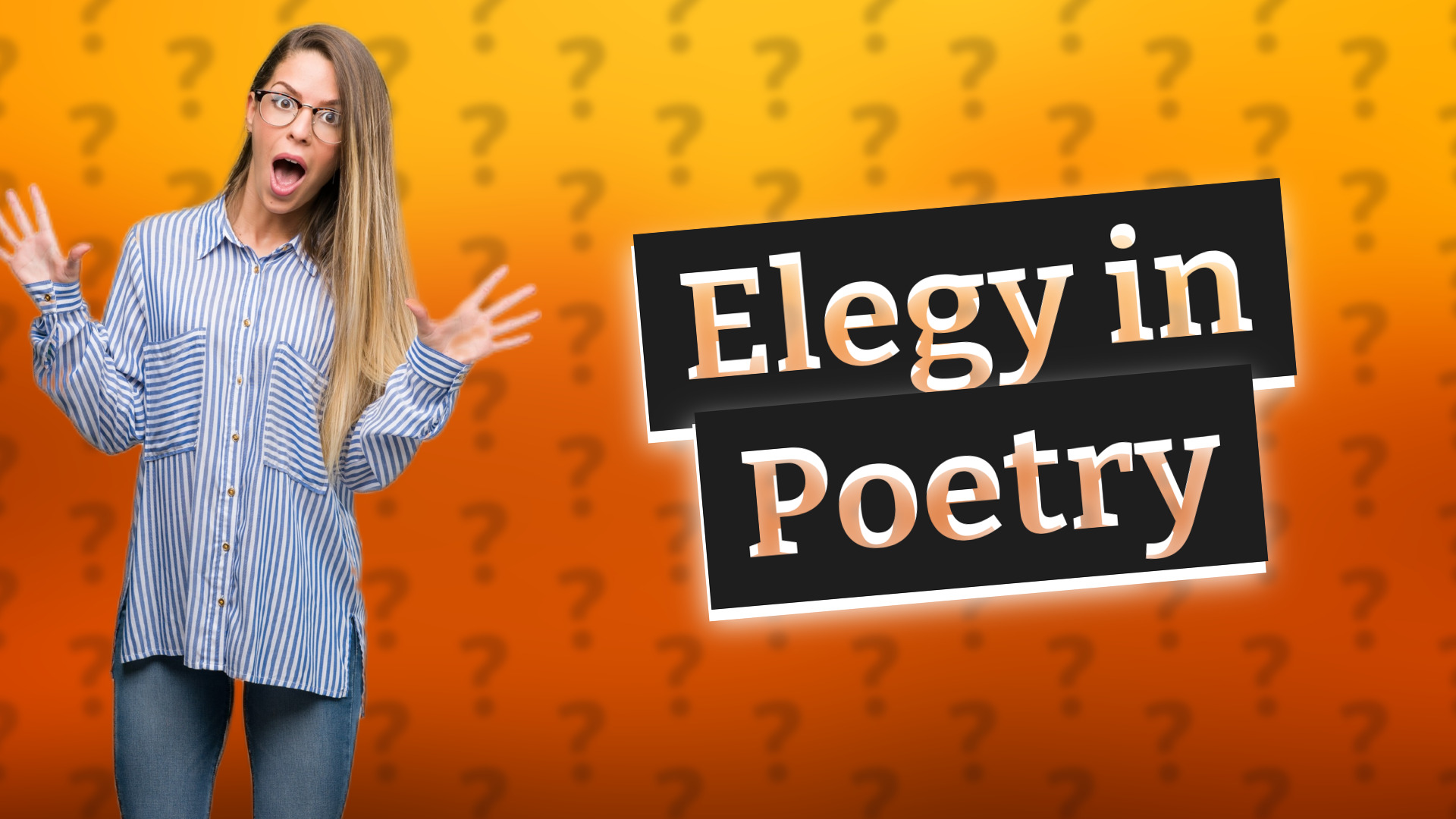 Elegy in Poetry